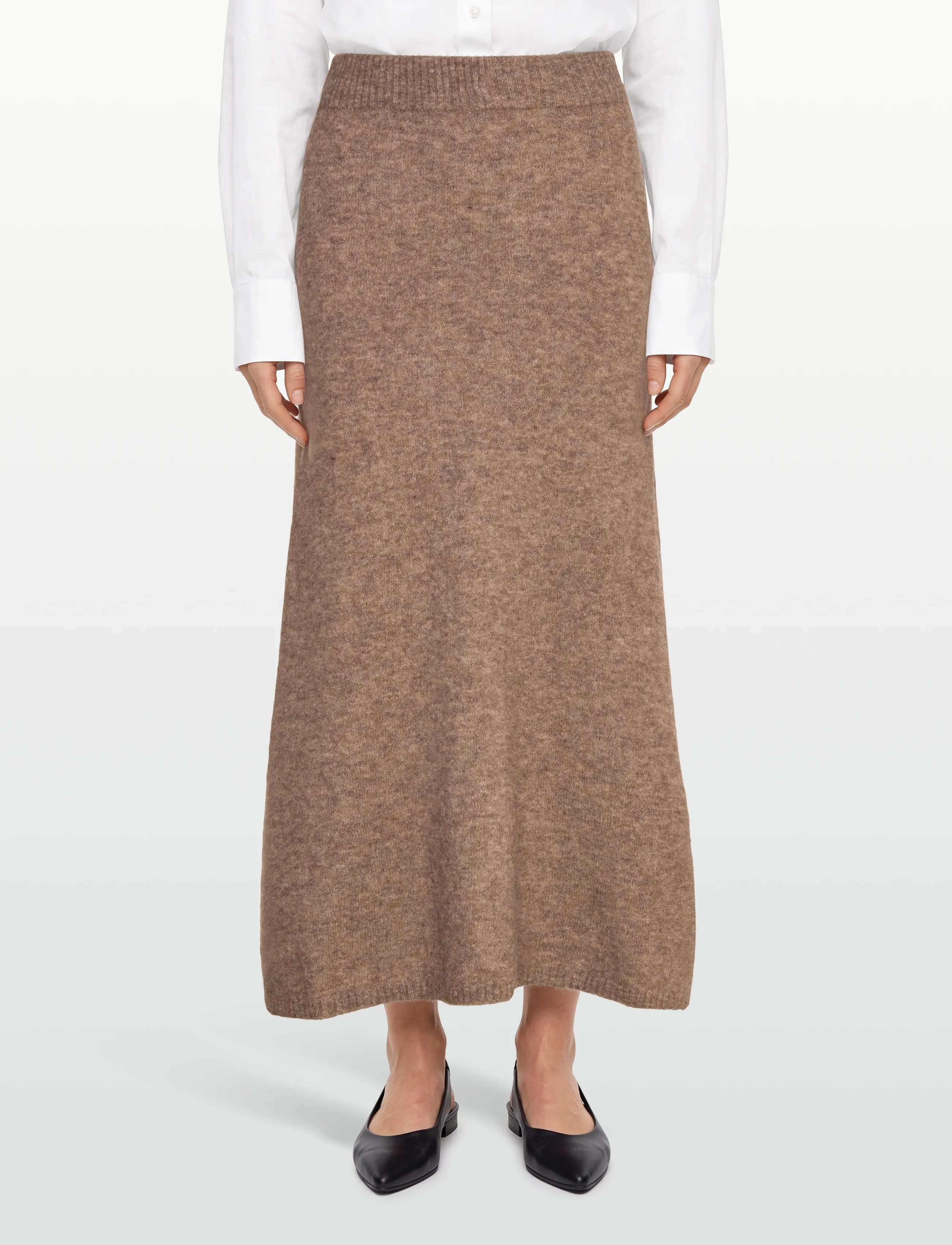 Twist & Tango - Israa Knitted Skirt - knitted skirts - dk truffle - 3