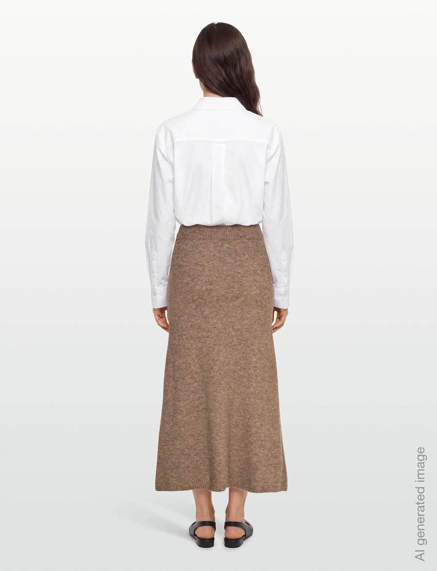 Twist & Tango - Israa Knitted Skirt - kootud seelikud - dk truffle - 4