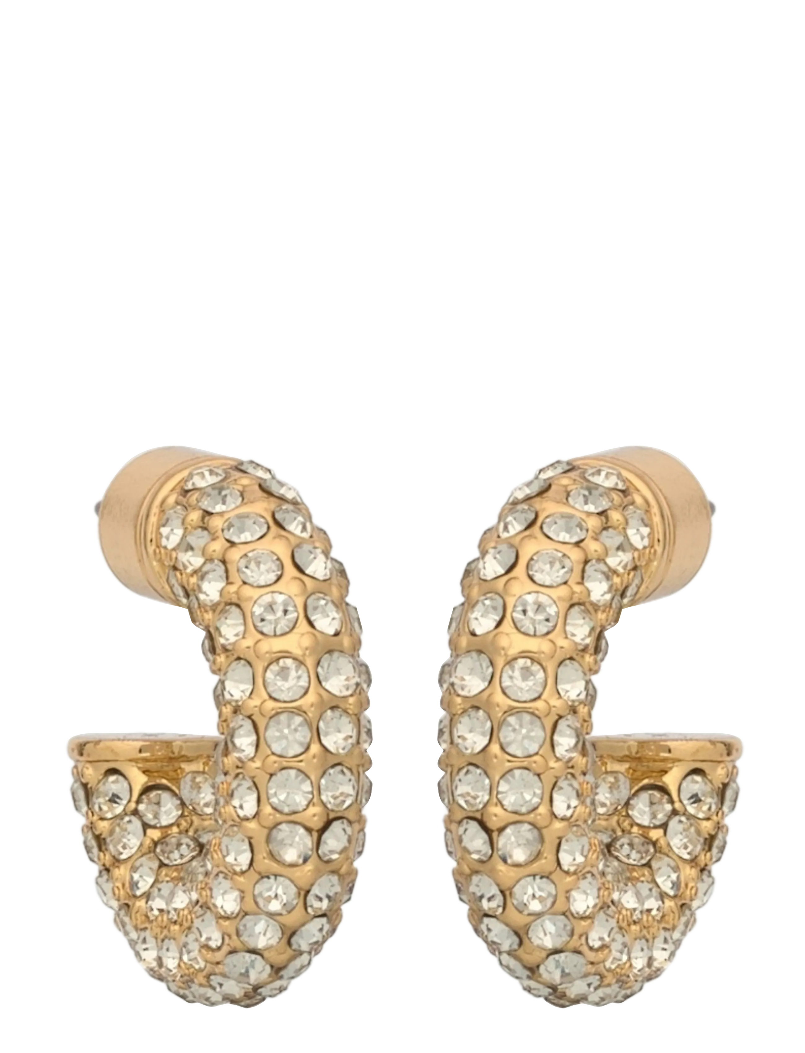 Twist & Tango Makayla Rhinestone Earrings, One Size, Gold - Hoops, Frauen