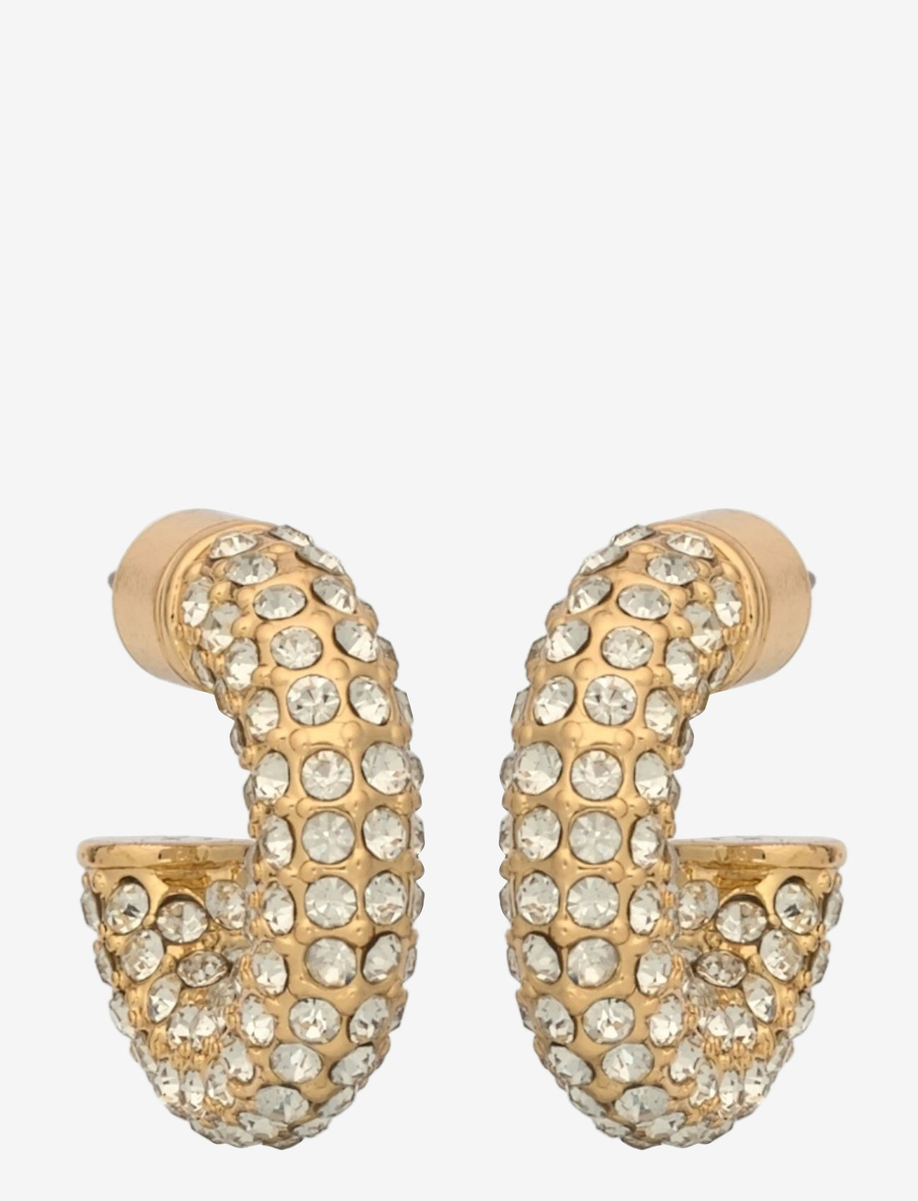 Twist & Tango - Makayla Rhinestone Earrings - creoler & hoops - gold plated - 0