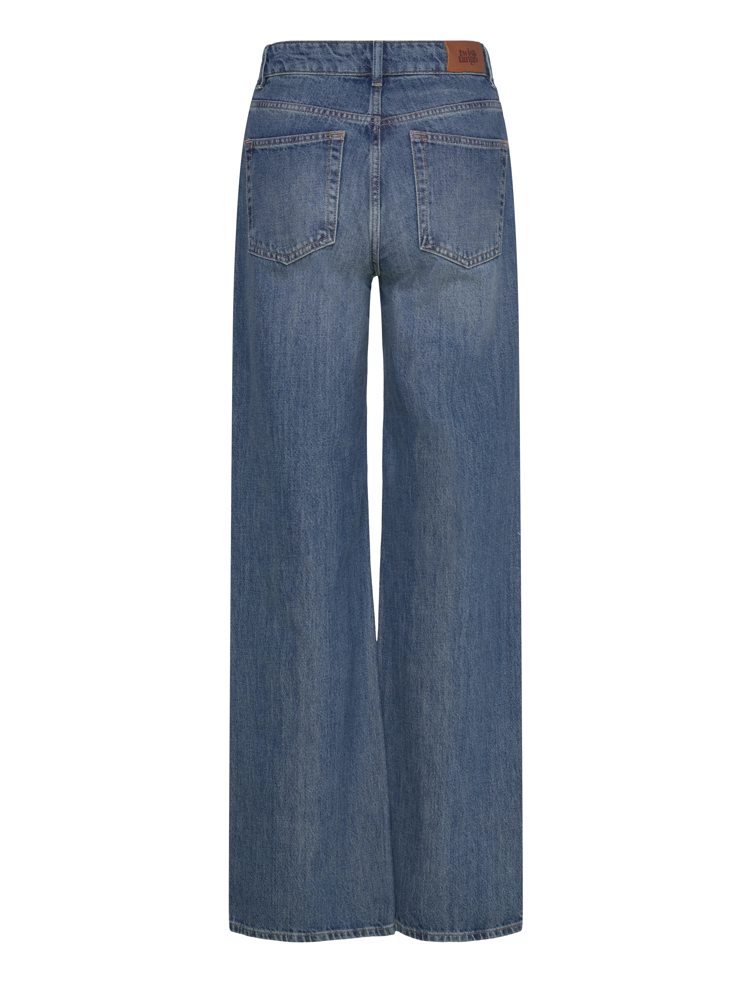 Twist & Tango - Tori Rigid Jeans - wide leg jeans - dk blue  wash - 2