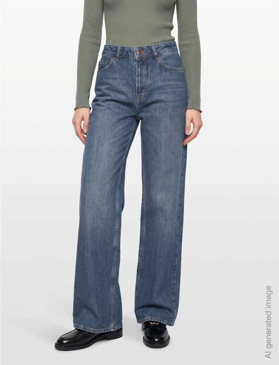 Twist & Tango - Tori Rigid Jeans - wide leg jeans - dk blue wash - 3
