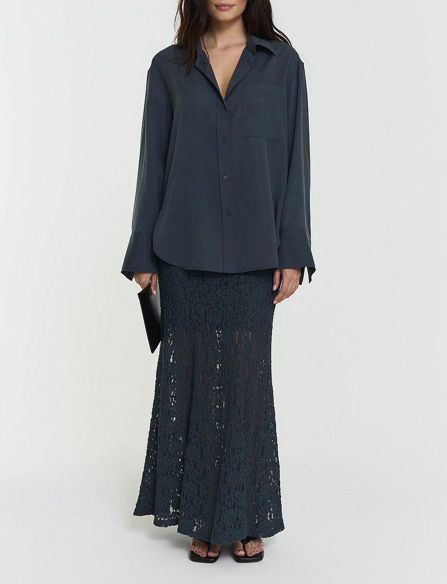 Twist & Tango - Akasha Lace Skirt - maxi röcke - future dusk - 0