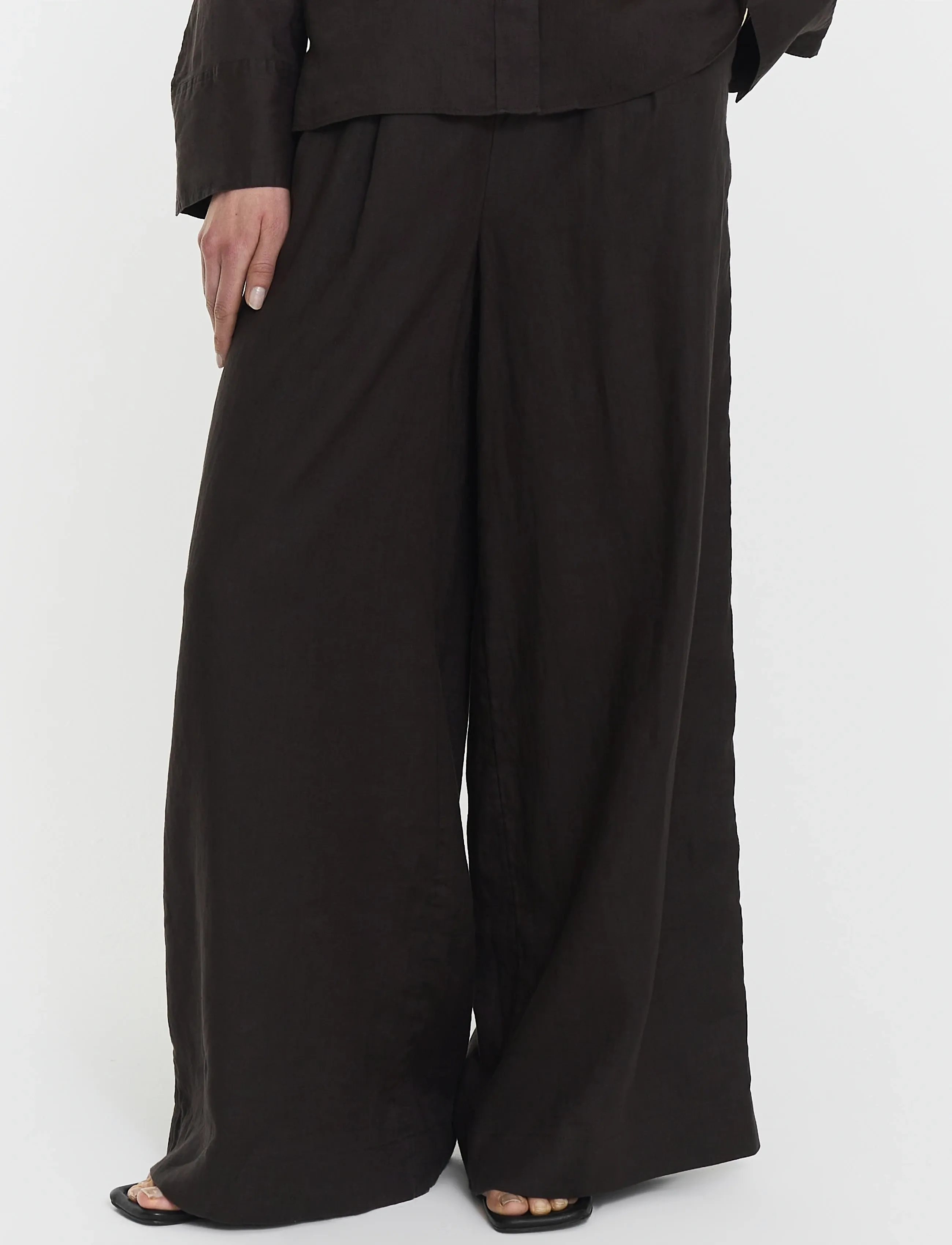 Twist & Tango - Aprilia Linen Trousers - leinenhosen - coffee - 3