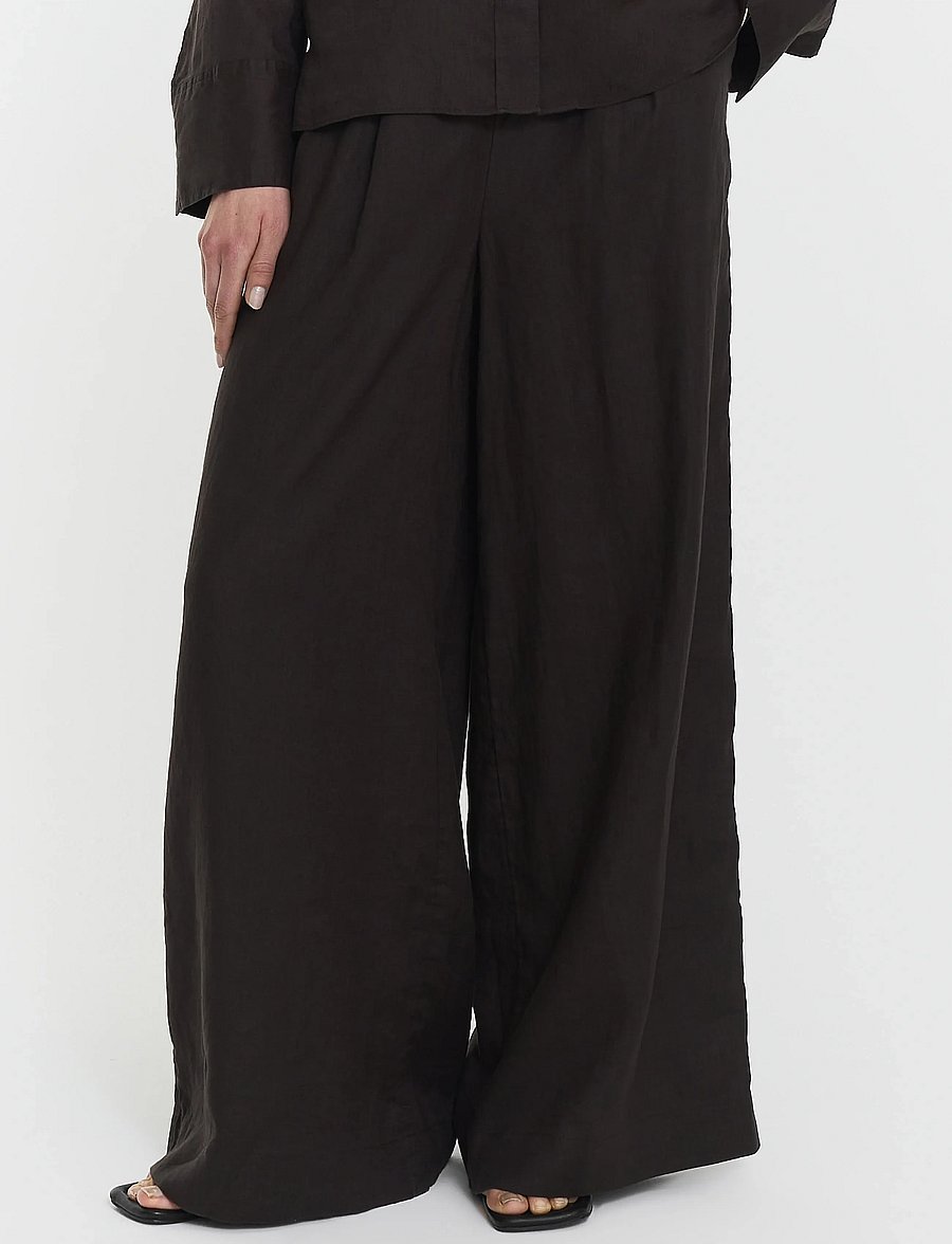 Twist & Tango - Aprilia Linen Trousers - leinenhosen - coffee - 3