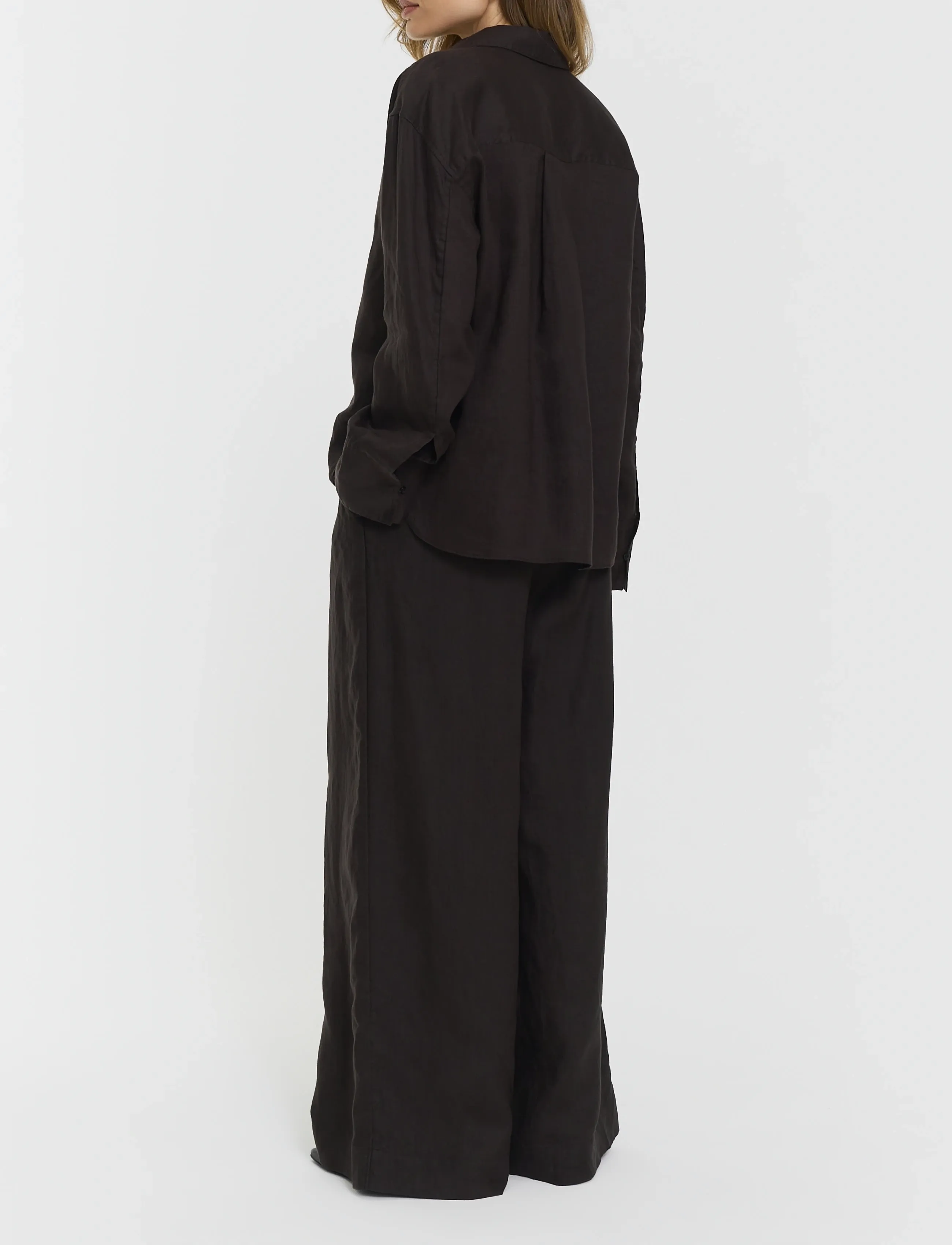 Twist & Tango - Aprilia Linen Trousers - leinenhosen - coffee - 4