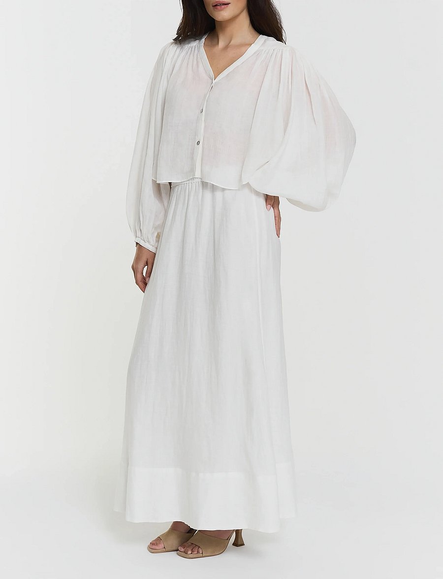 Twist & Tango - Eily Skirt - midi-röcke - white - 0