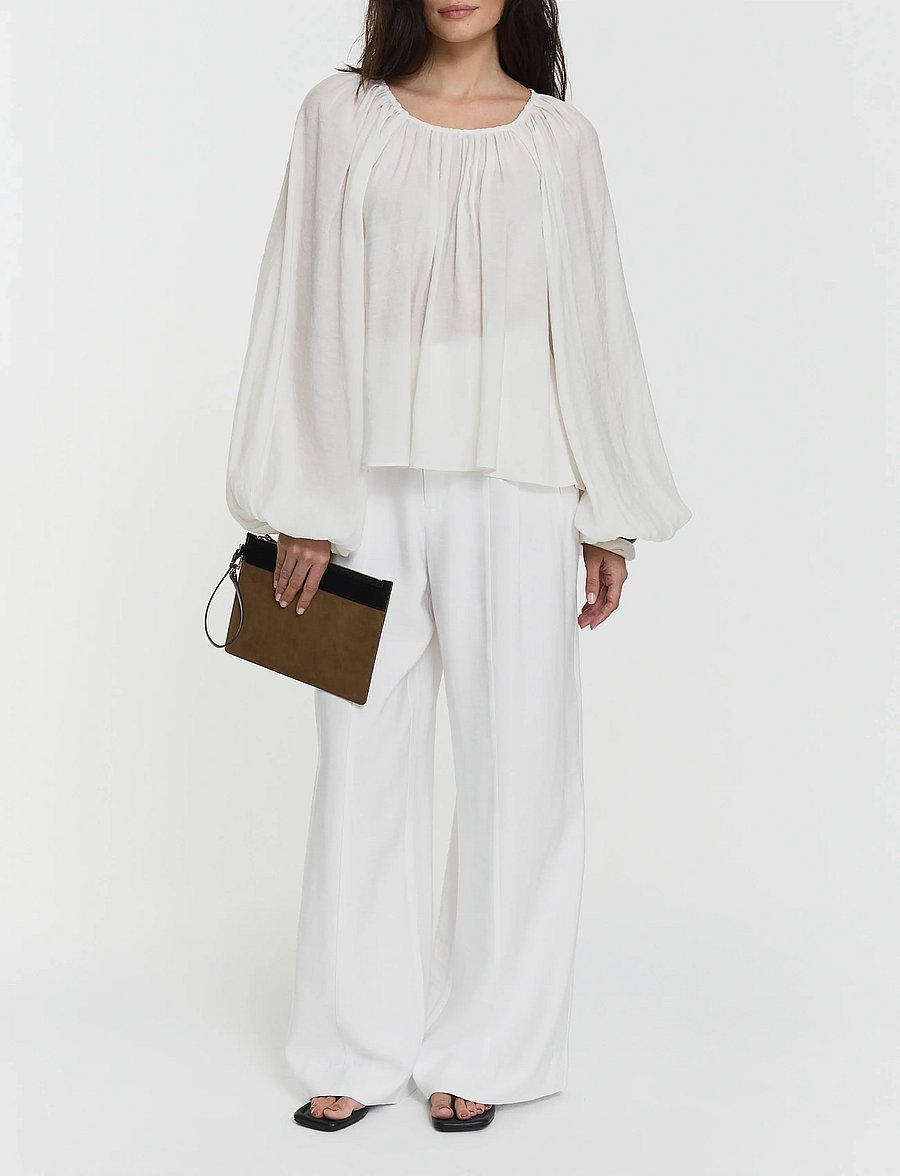 Twist & Tango - Lava Blouse - langærmede bluser - off white - 0