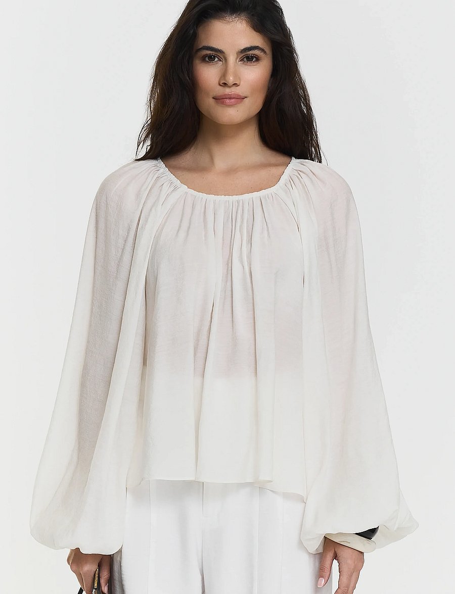 Twist & Tango - Lava Blouse - langærmede bluser - off white - 3