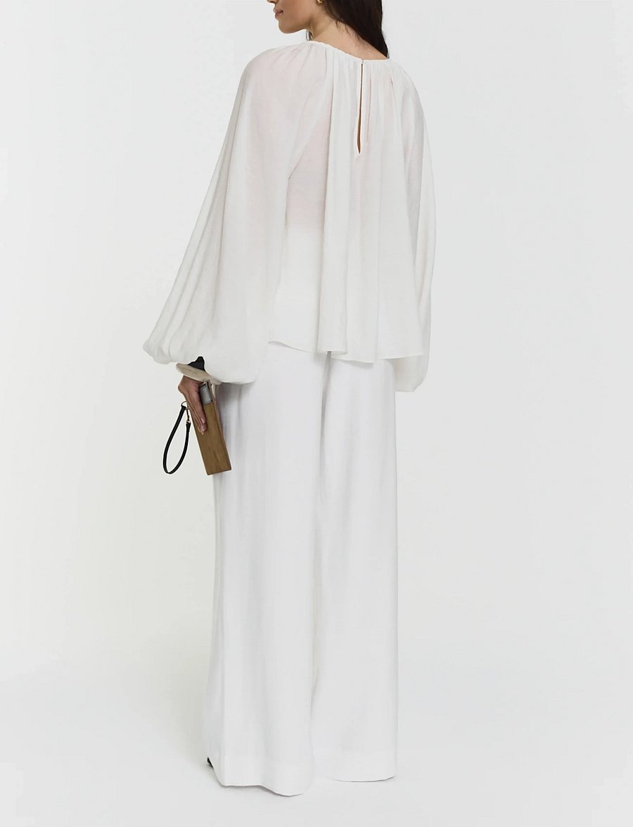 Twist & Tango - Lava Blouse - langærmede bluser - off white - 4