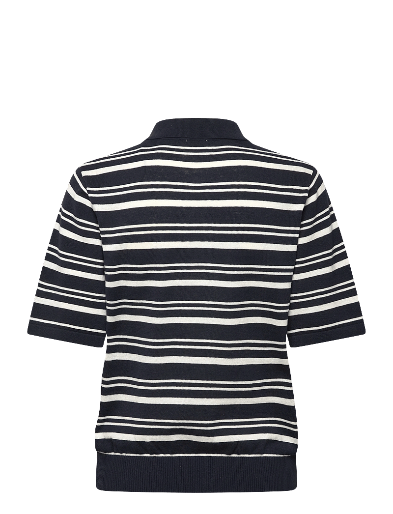 Twist & Tango - Leonelle Polo Knit Jumper - pullover - navy white stripe - 2