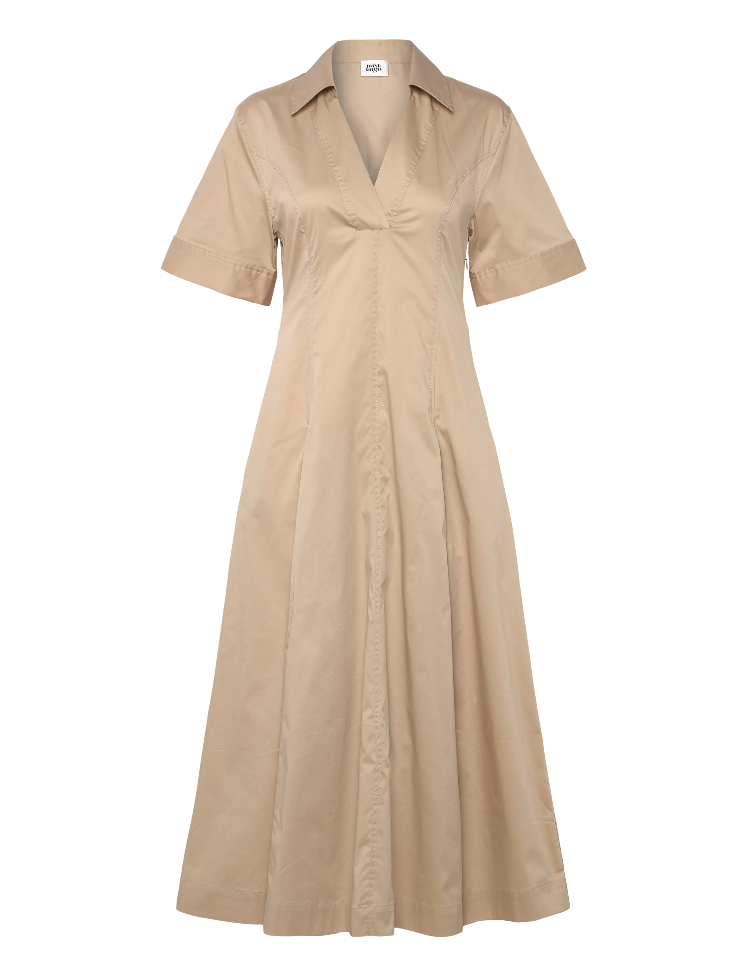 Twist & Tango - Lou Dress - midikleidid - beige - 1
