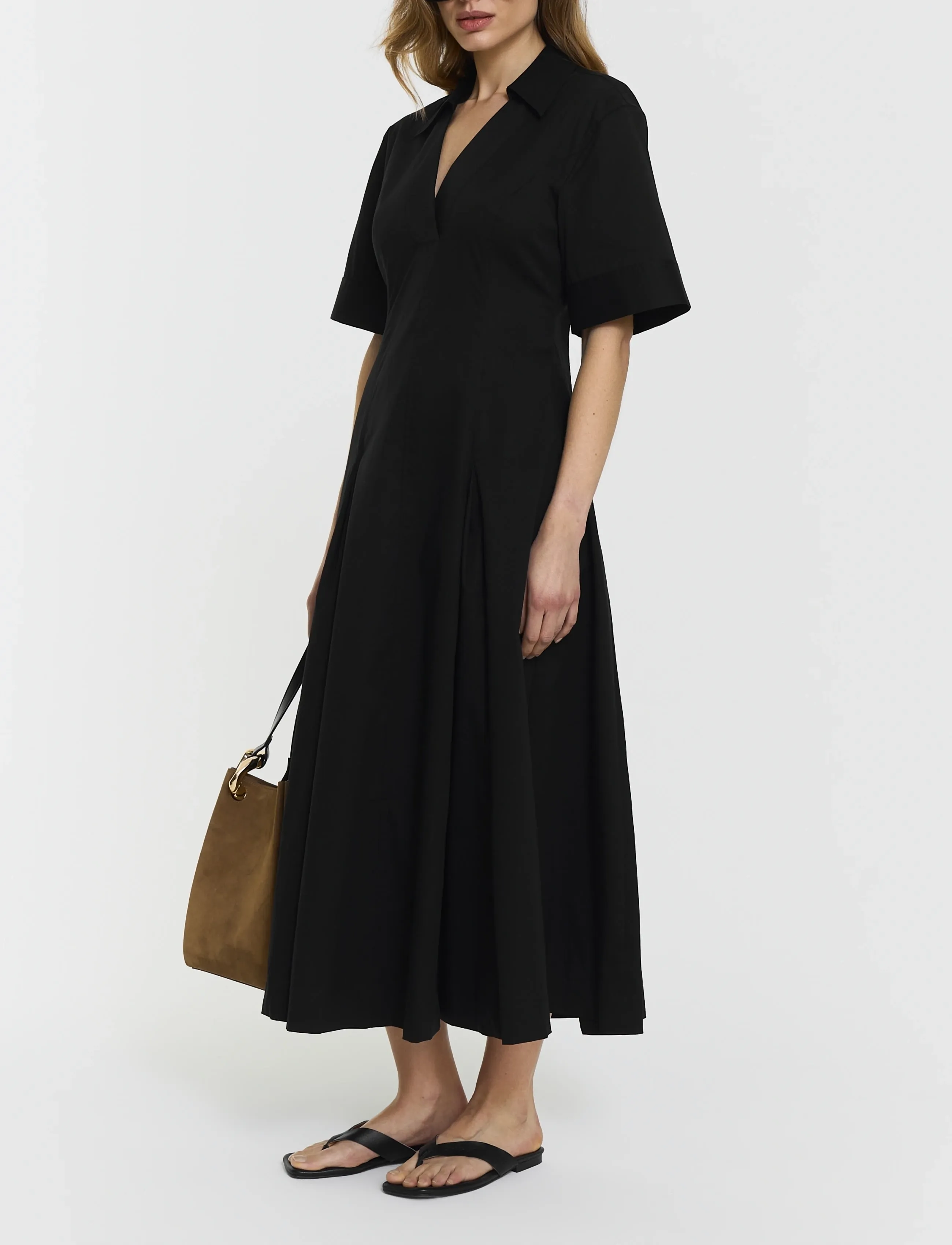 Twist & Tango Lou Dress - Midikleider - BLACK / black