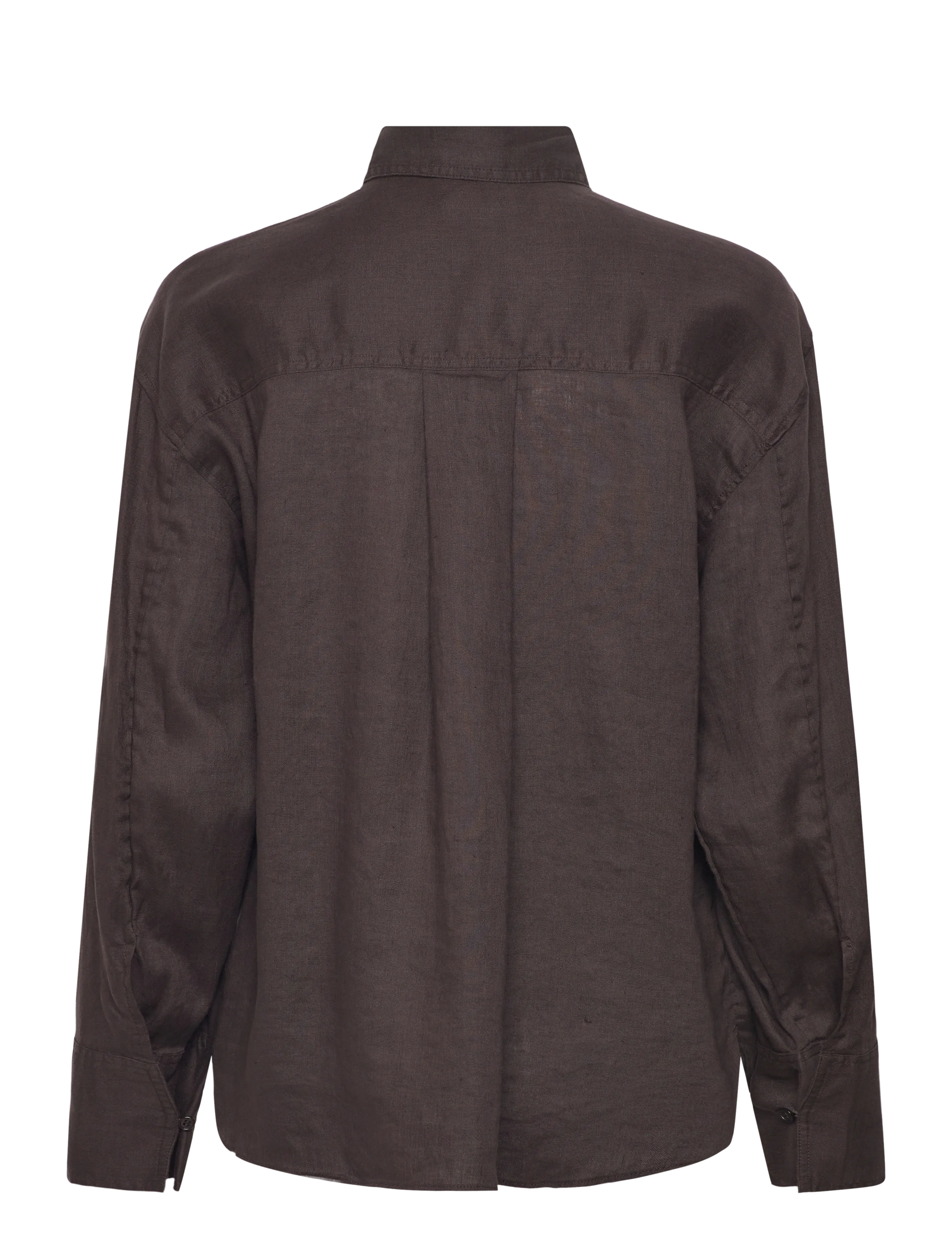 Twist & Tango - Evianna Linen Shirt - linased särgid - coffee - 2