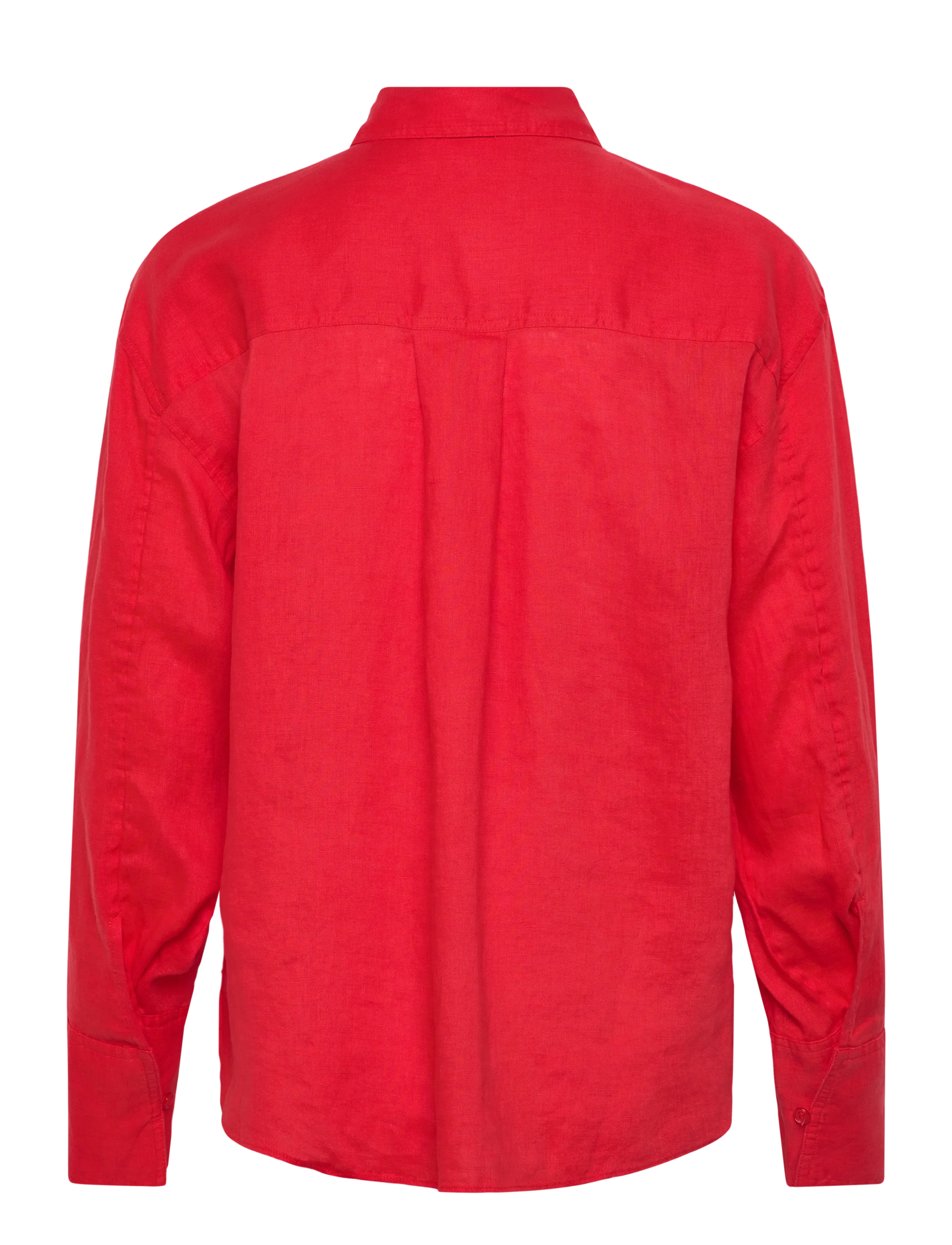 Twist & Tango - Evianna Linen Shirt - linen shirts - poppy red - 2
