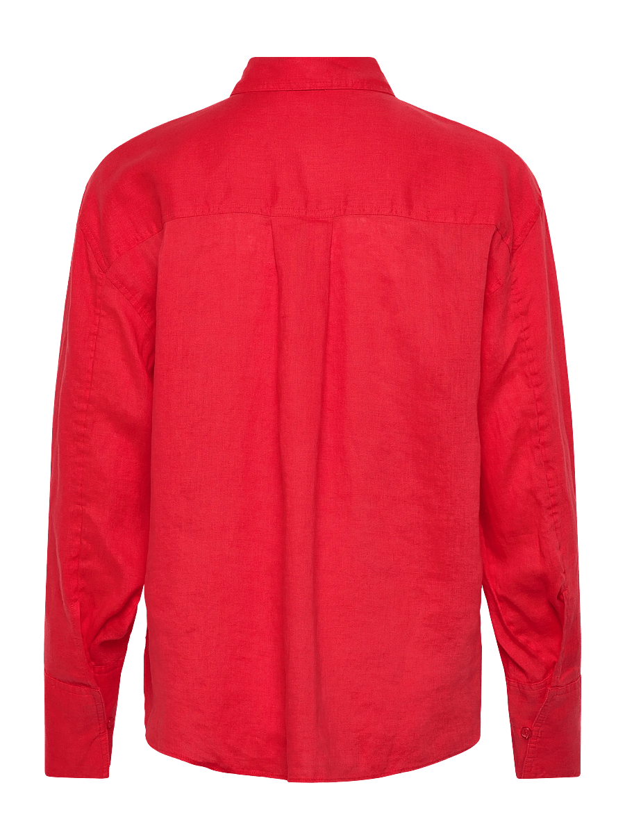 Twist & Tango - Evianna Linen Shirt - leinenhemden - poppy red - 2