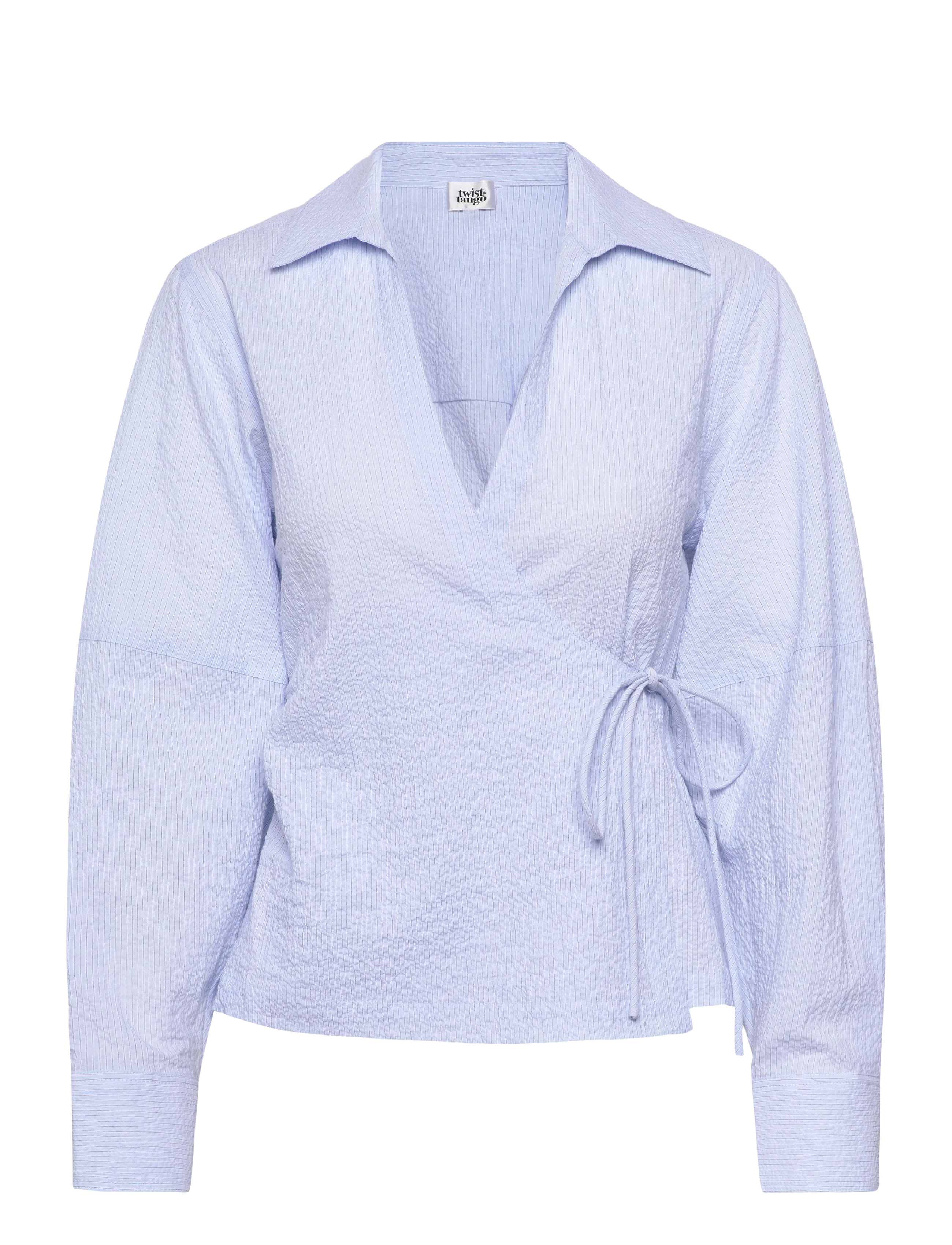 Twist & Tango Mella Wrap Shirt - Kläder - BLUE STRIPE / blue