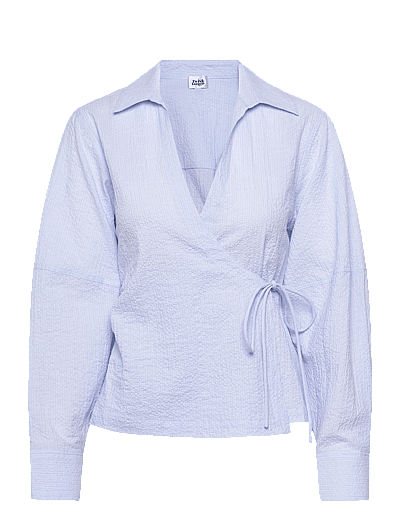 Twist & Tango Mella Wrap Shirt - Pikkade varrukatega särgid - BLUE STRIPE / blue