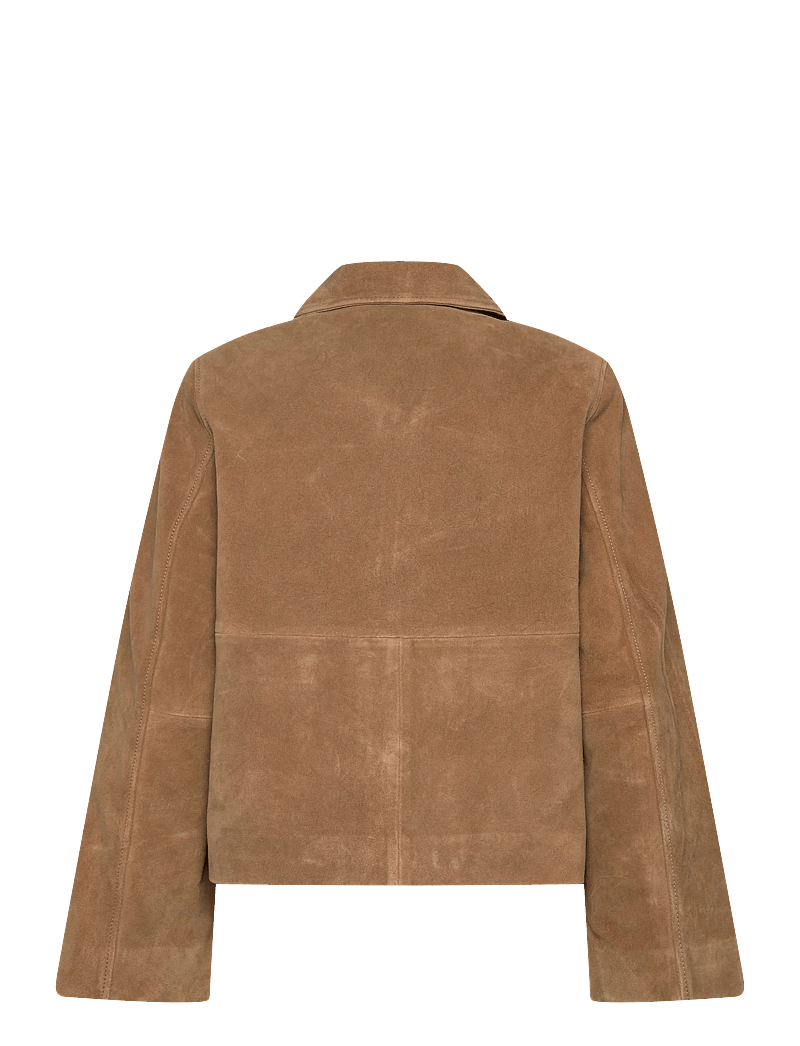 Twist & Tango - Minella Suede Jacket - frühlingsjacken - taupe - 1