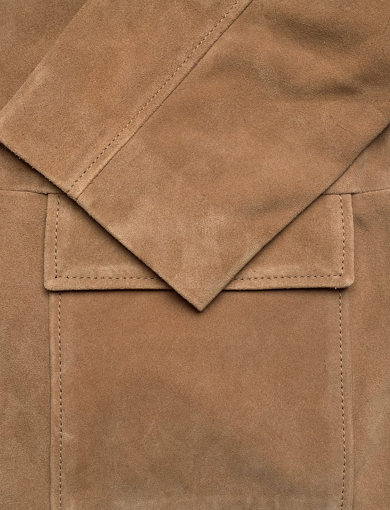 Twist & Tango - Minella Suede Jacket - frühlingsjacken - taupe - 3