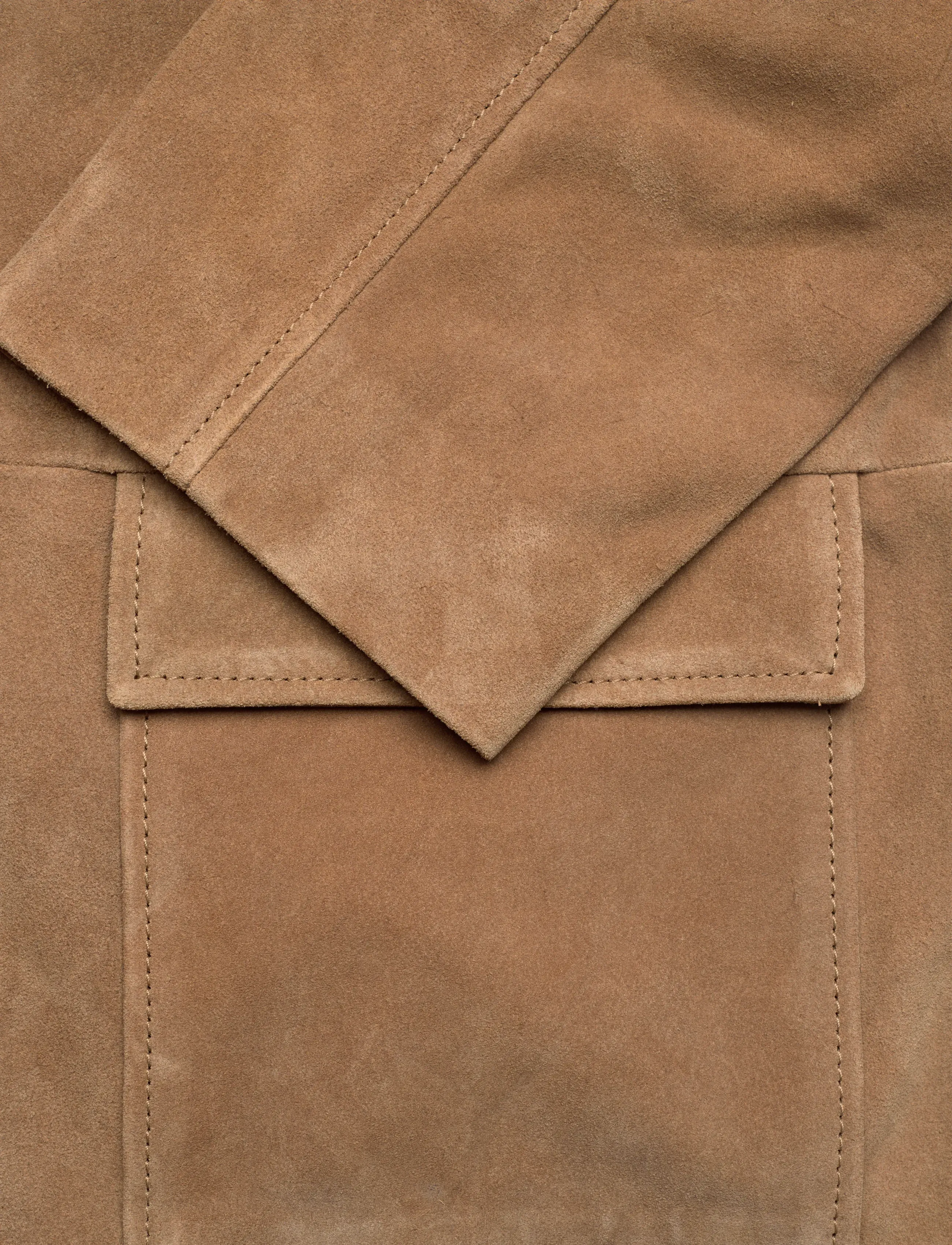 Twist & Tango - Minella Suede Jacket - frühlingsjacken - taupe - 3
