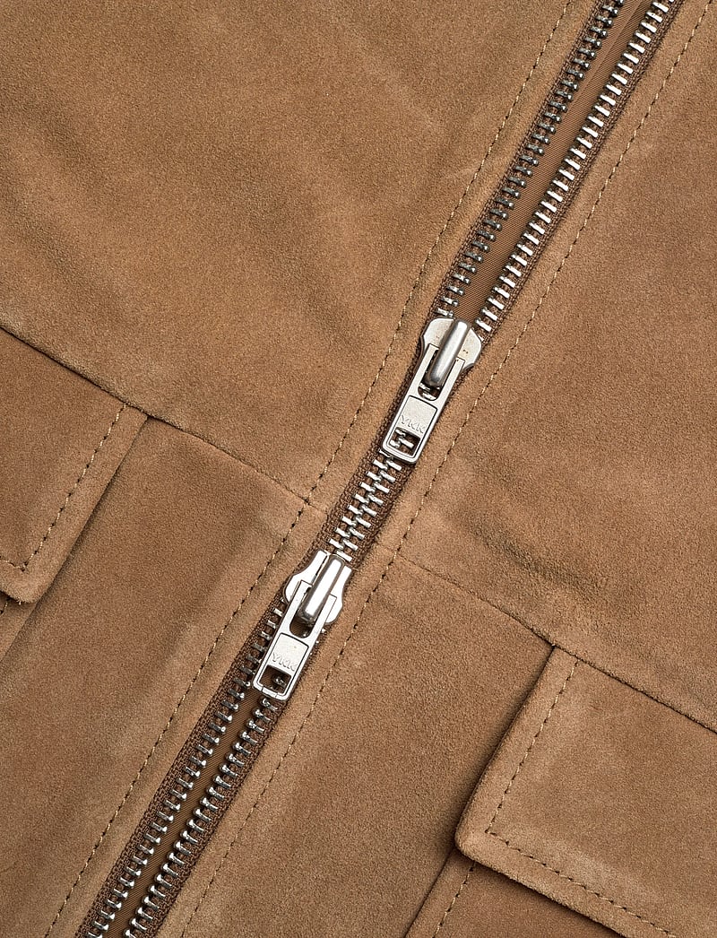 Twist & Tango - Minella Suede Jacket - frühlingsjacken - taupe - 4