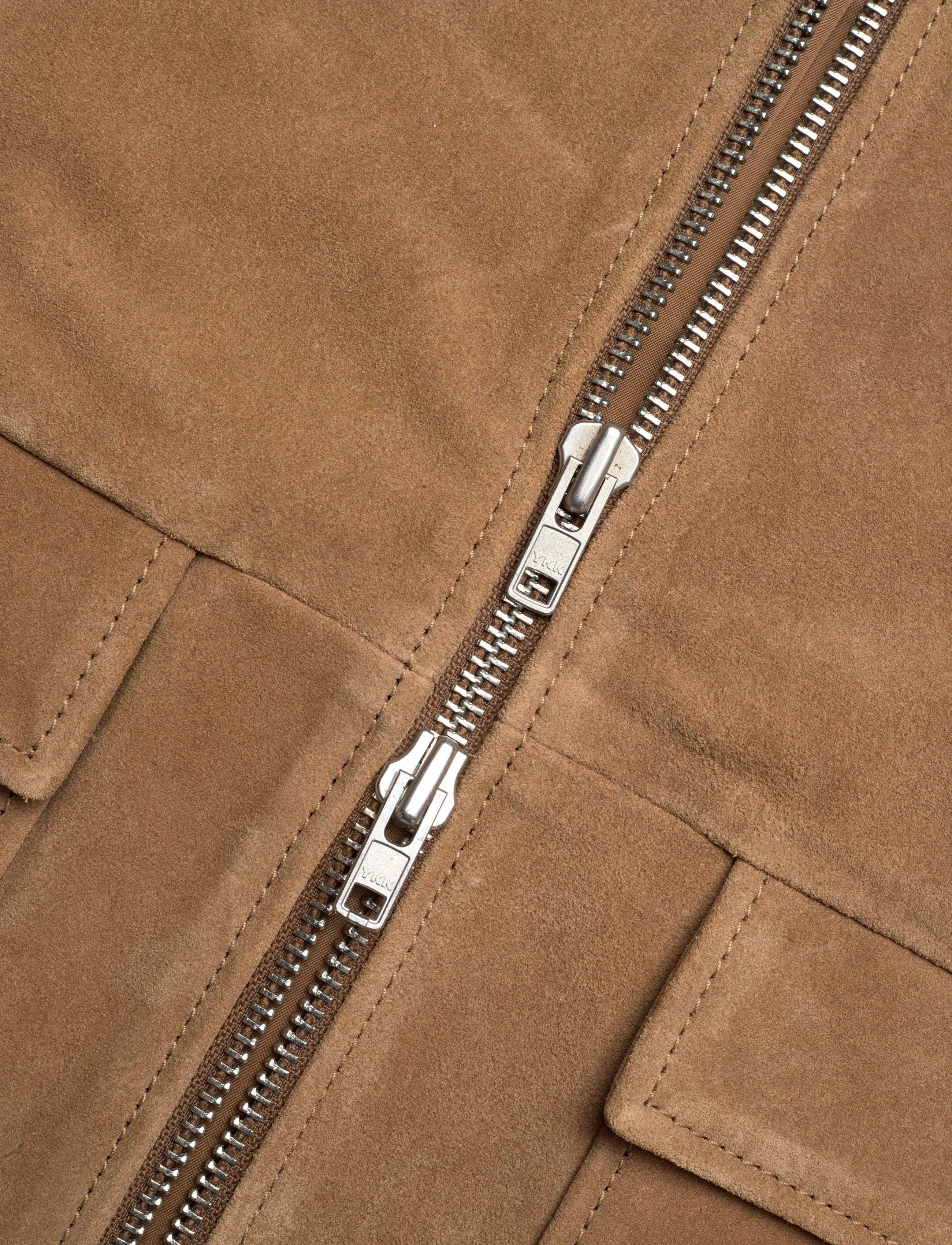 Twist & Tango - Minella Suede Jacket - frühlingsjacken - taupe - 4