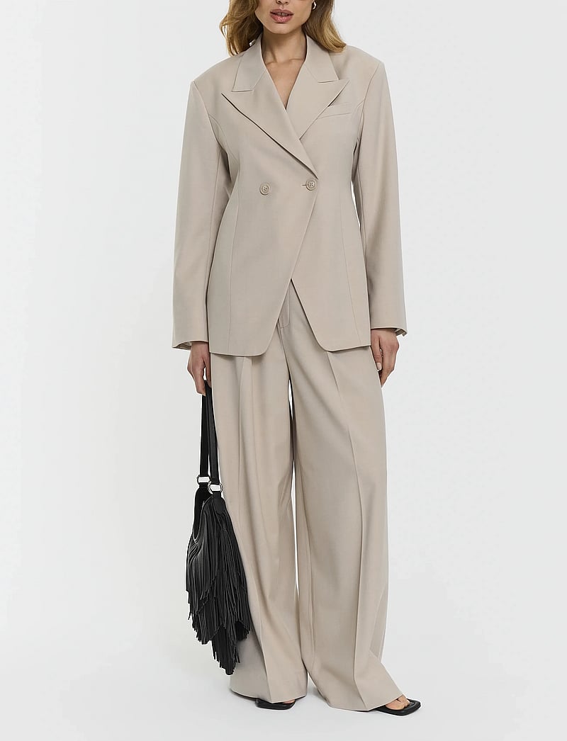 Twist & Tango - Naama Blazer - double breasted blazers - lt beige mÉlange - 0