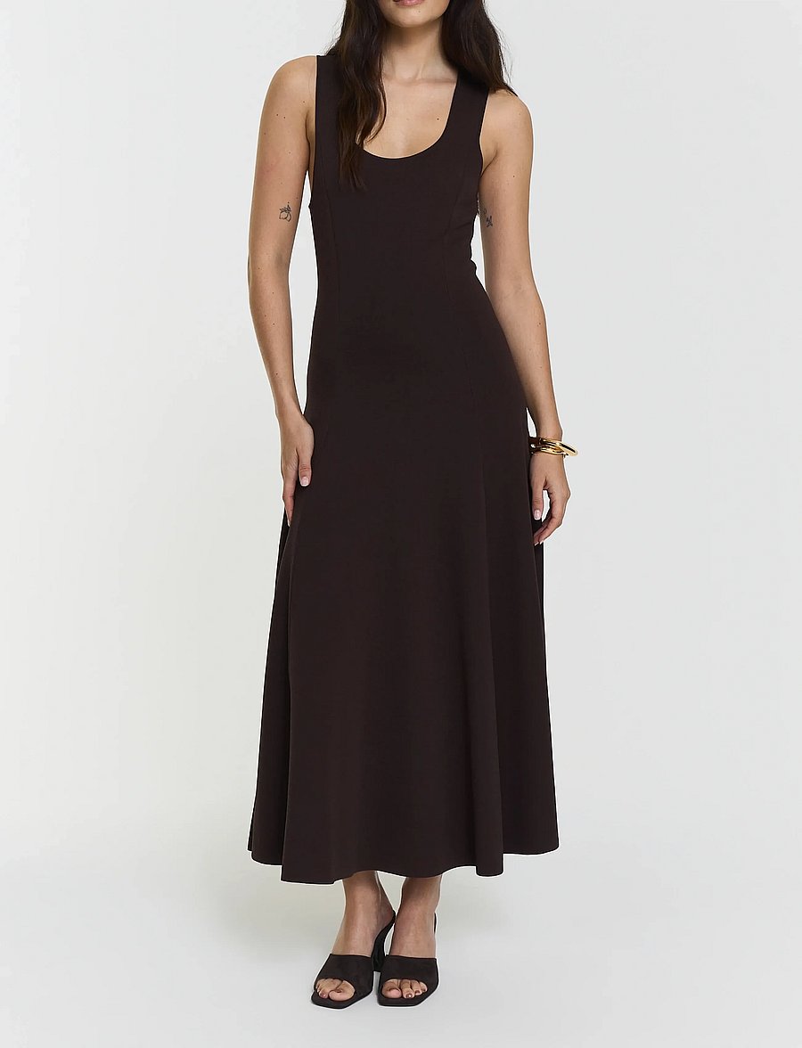 Twist & Tango - Defnen Knitted Dress - knitted dresses - coffee - 0