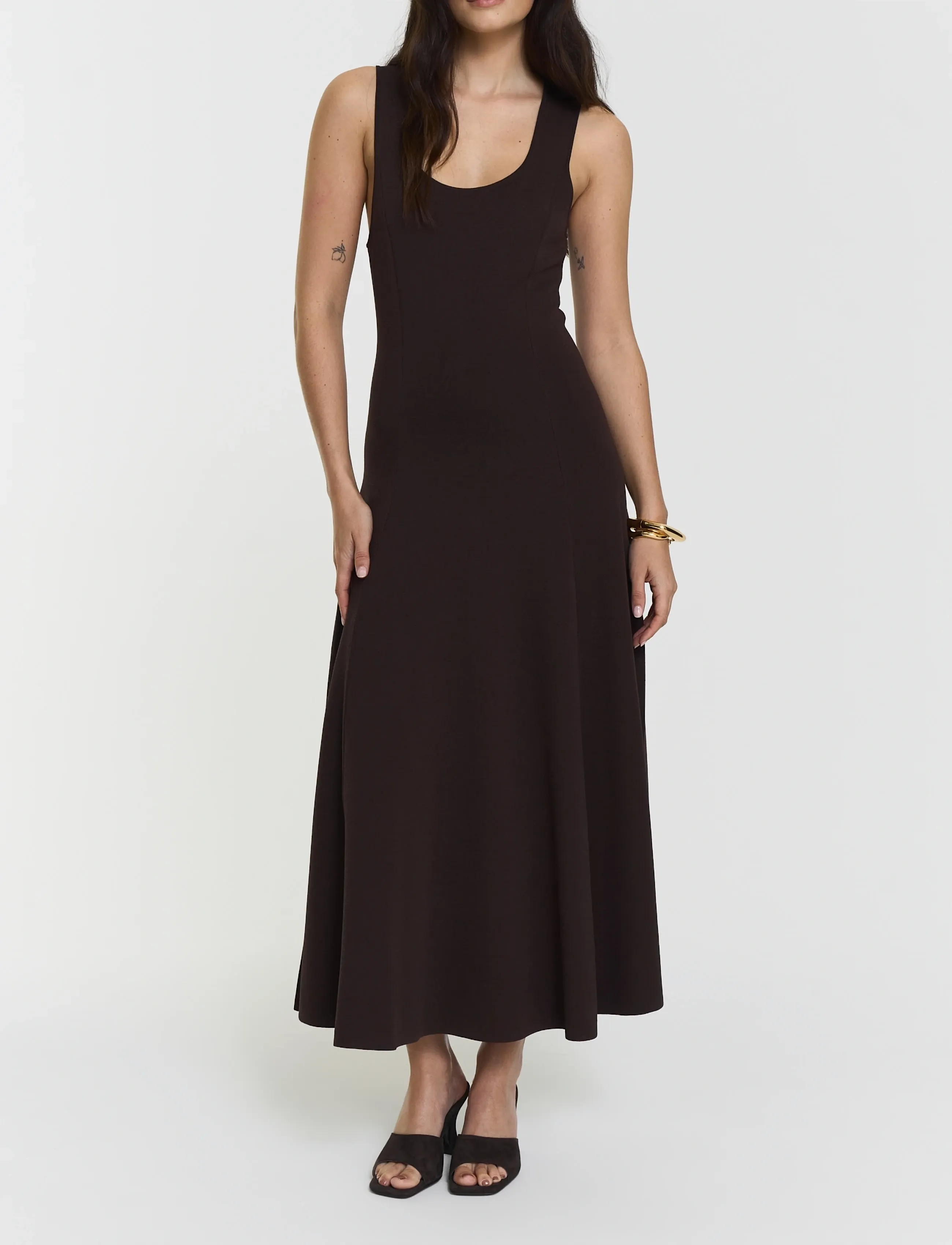 Twist & Tango - Defnen Knitted Dress - strickkleider - coffee - 0