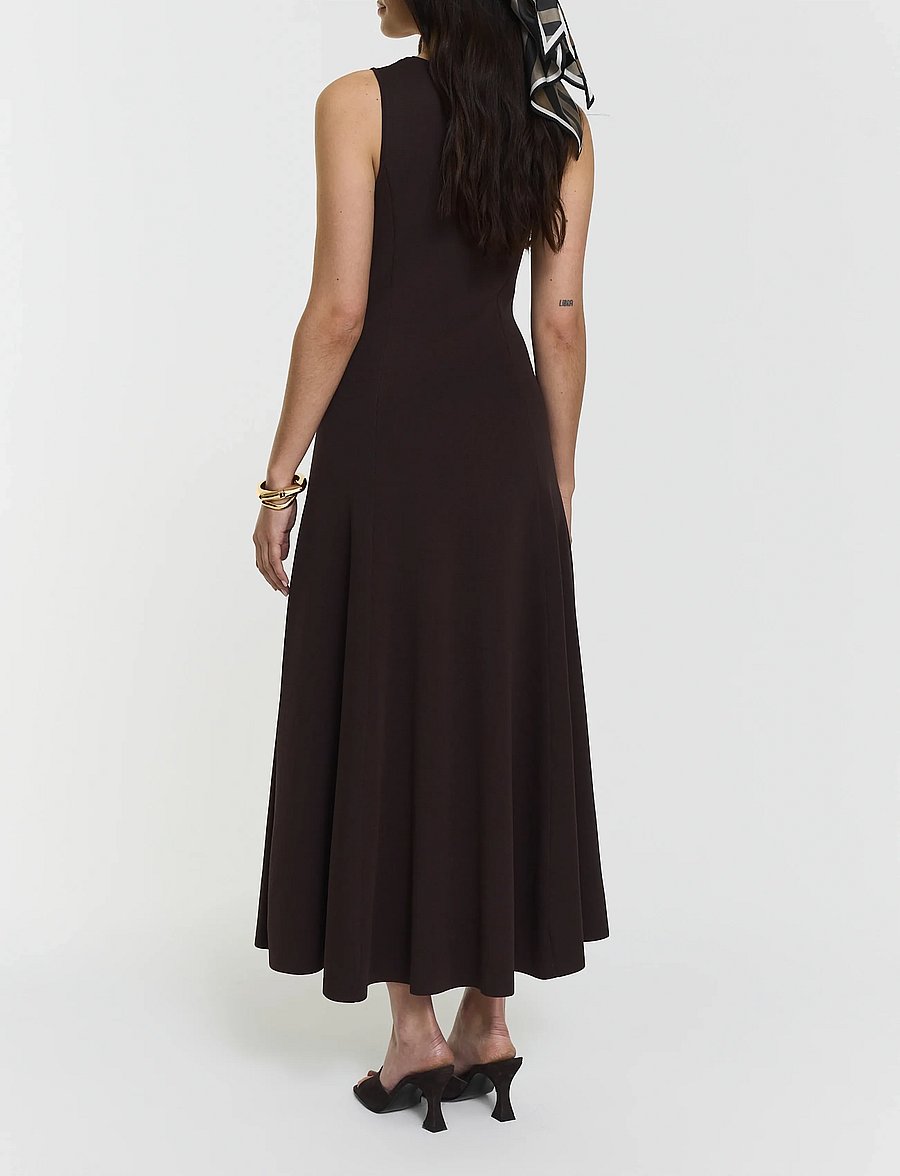 Twist & Tango - Defnen Knitted Dress - knitted dresses - coffee - 4