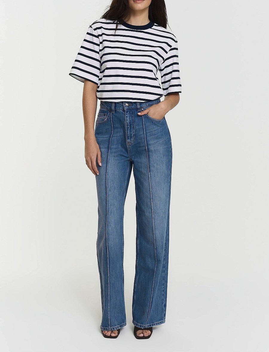 Twist & Tango - Cella Jeans - hosen mit weitem bein - deep blue wash - 0