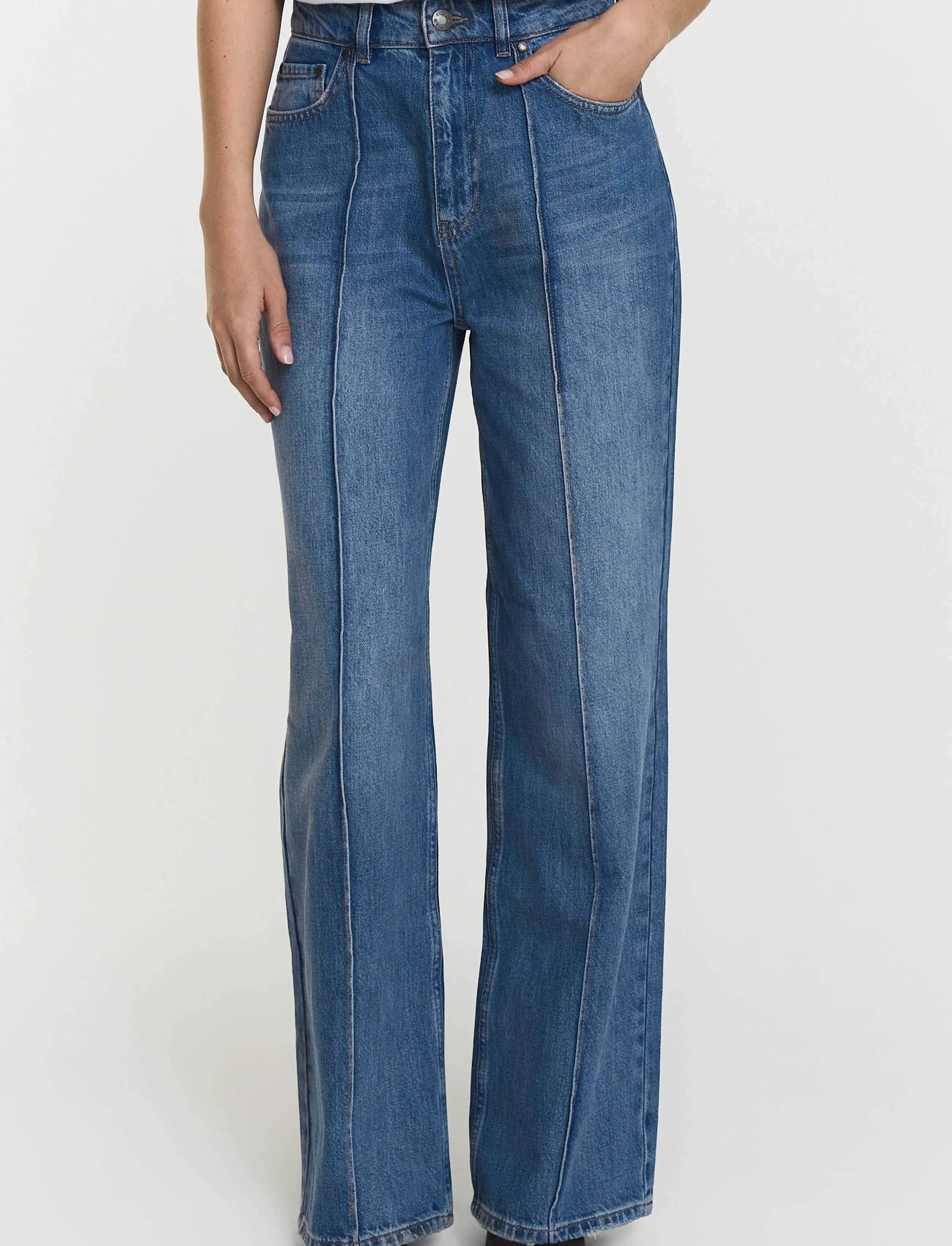 Twist & Tango - Cella Jeans - wide leg jeans - deep blue wash - 3