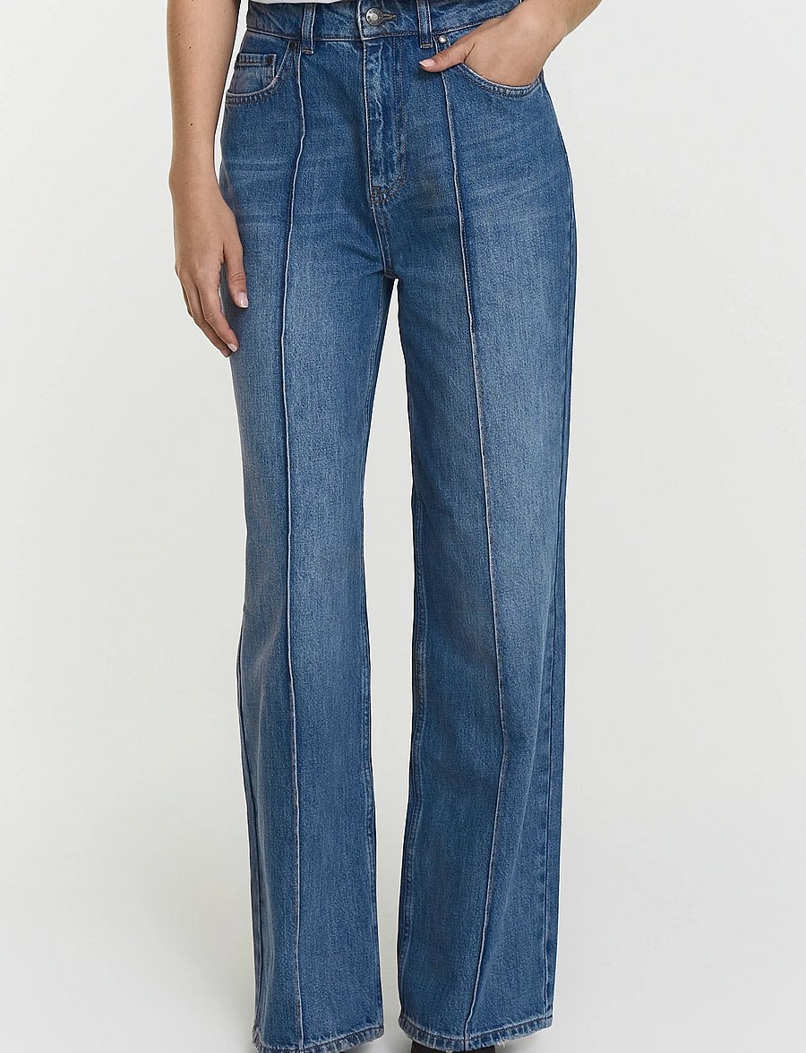 Twist & Tango - Cella Jeans - hosen mit weitem bein - deep blue wash - 3