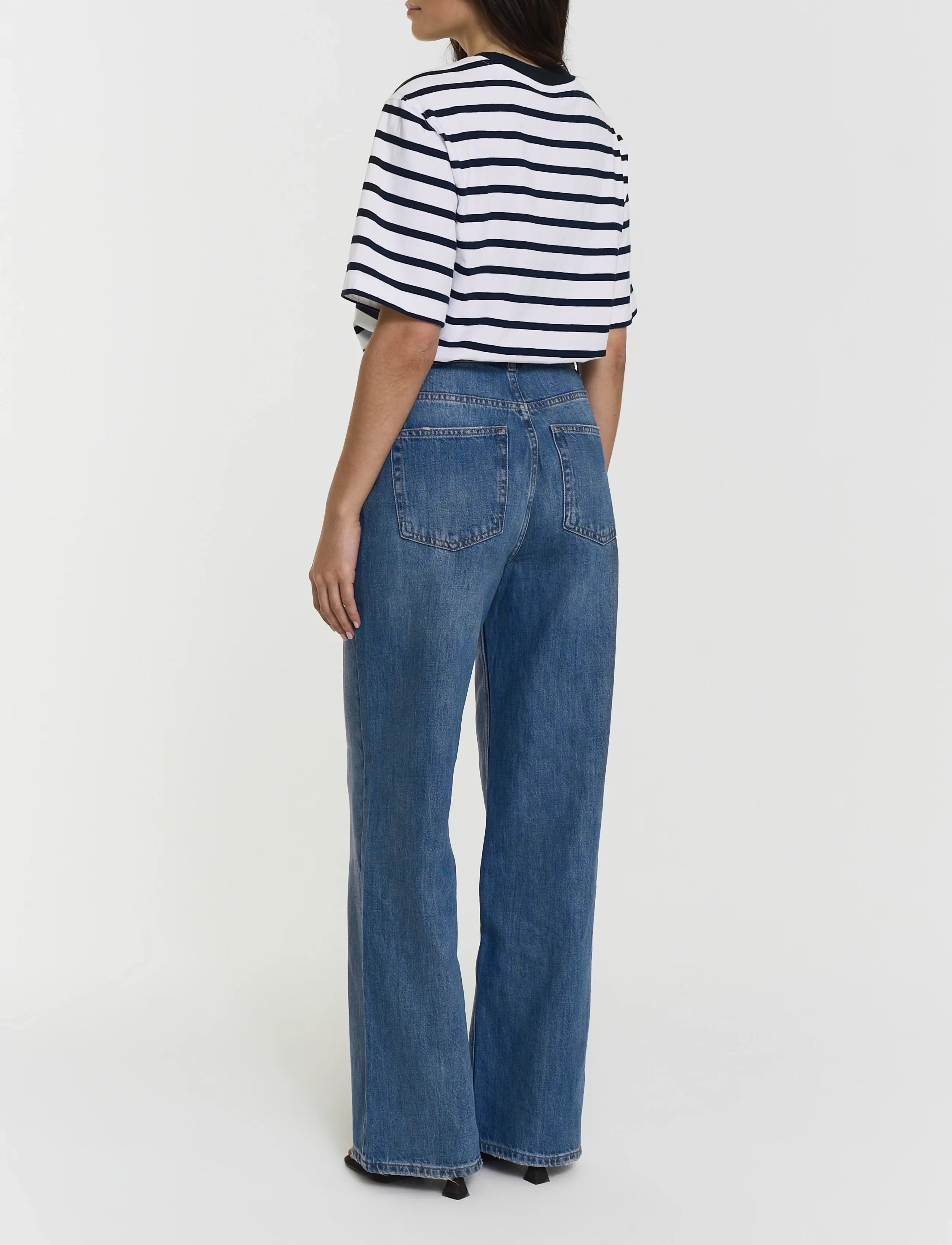 Twist & Tango - Cella Jeans - wide leg jeans - deep blue wash - 4