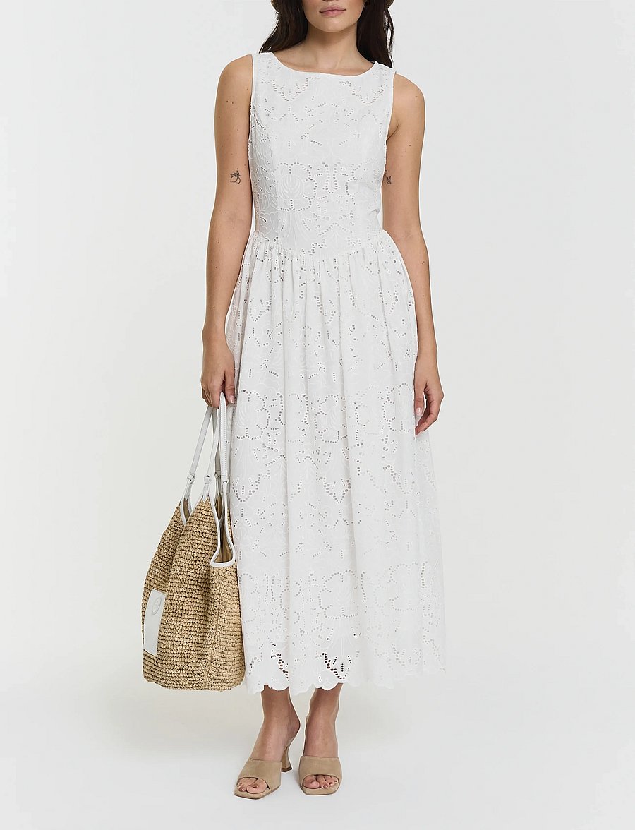 Twist & Tango - Myka Broderie Dress - confirmation - white - 0