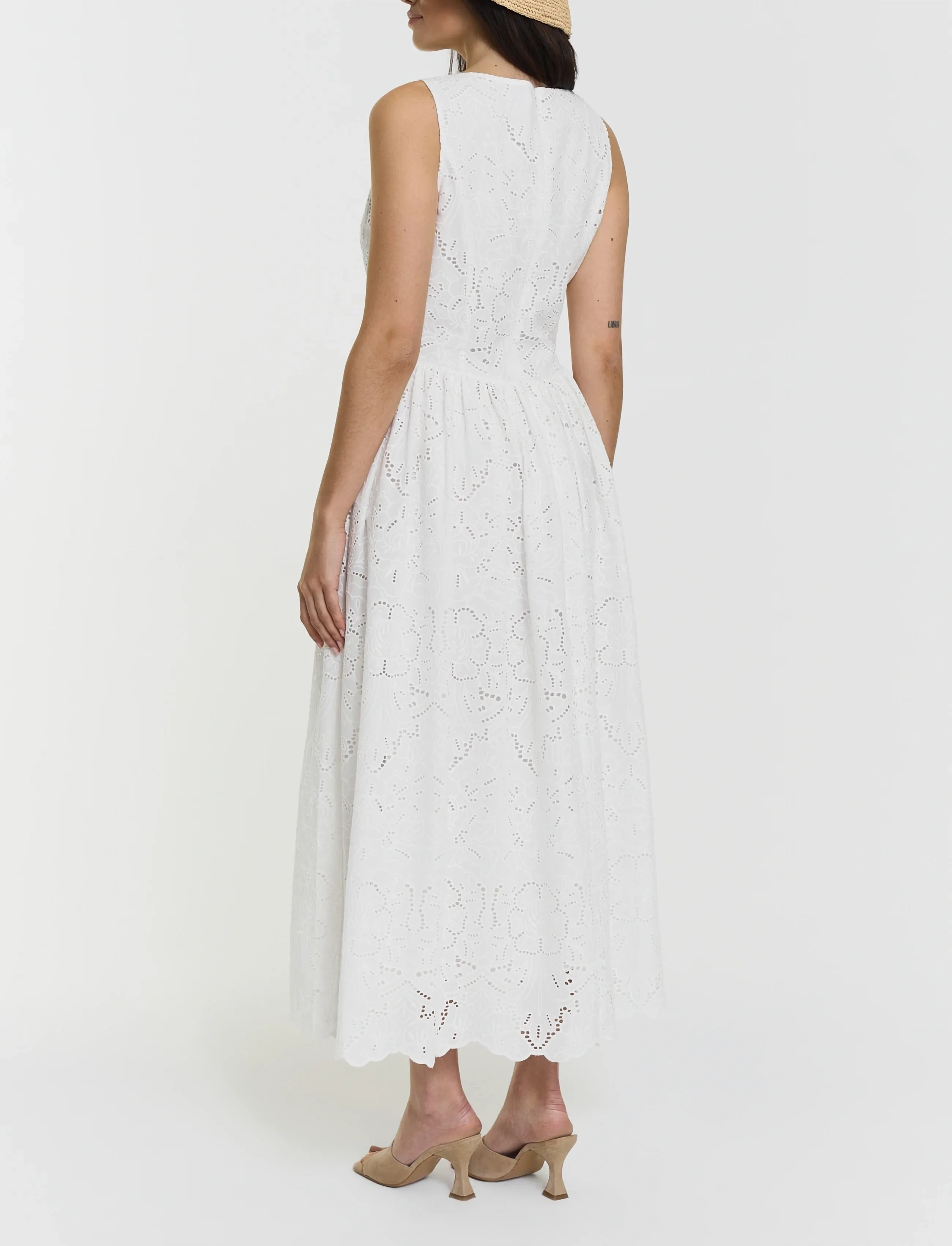 Twist & Tango - Myka Broderie Dress - confirmation - white - 4