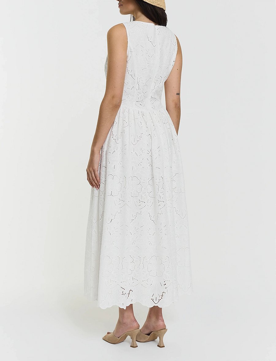Twist & Tango - Myka Broderie Dress - confirmation - white - 4
