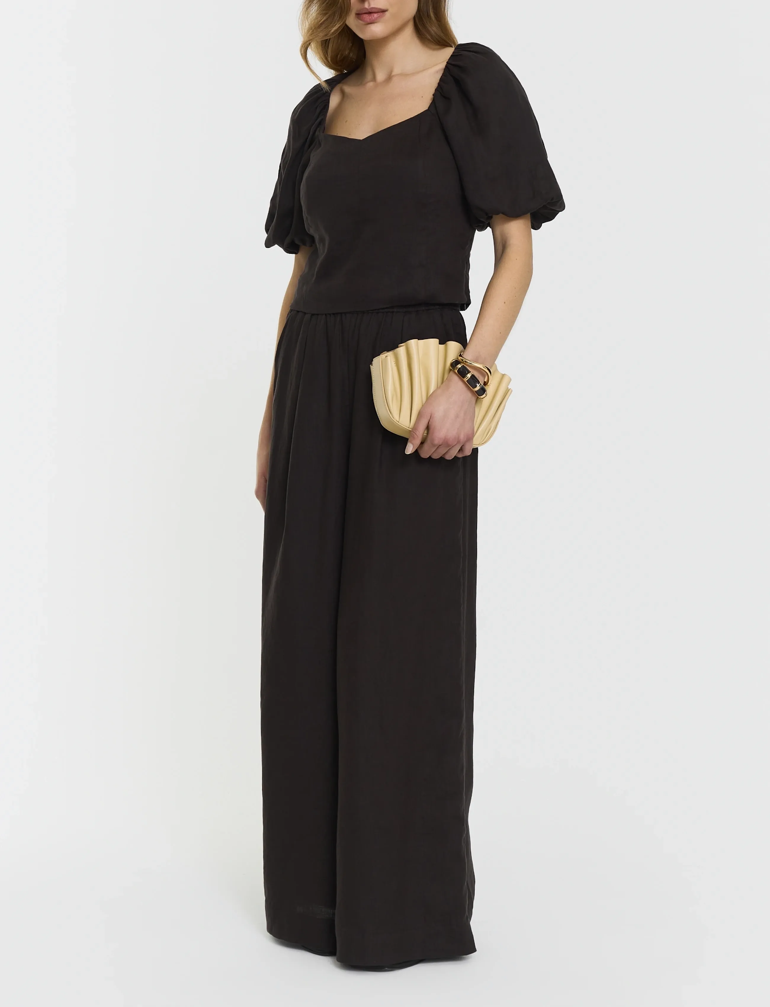 Twist & Tango Audrina Linen Top - Bluser - COFFEE / brown