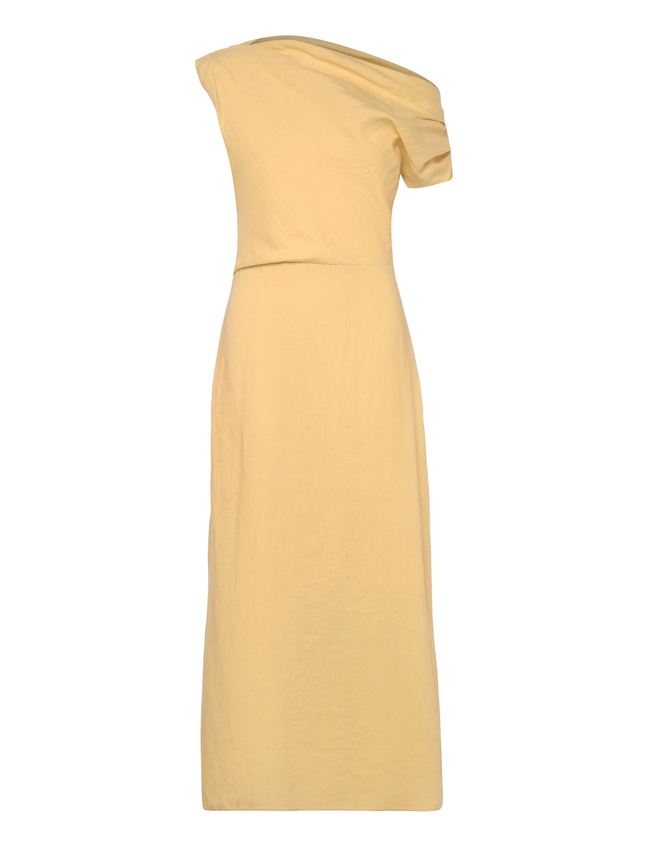 Twist & Tango Reina Linen Dress - Midikleider - BUTTER YELLOW / yellow