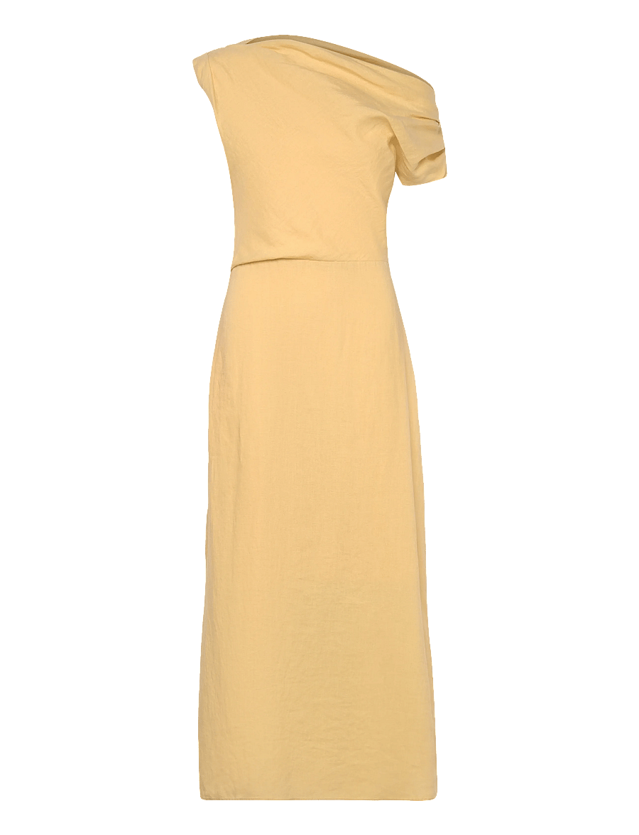 Twist & Tango - Reina Linen Dress - robes midi - butter yellow - 1