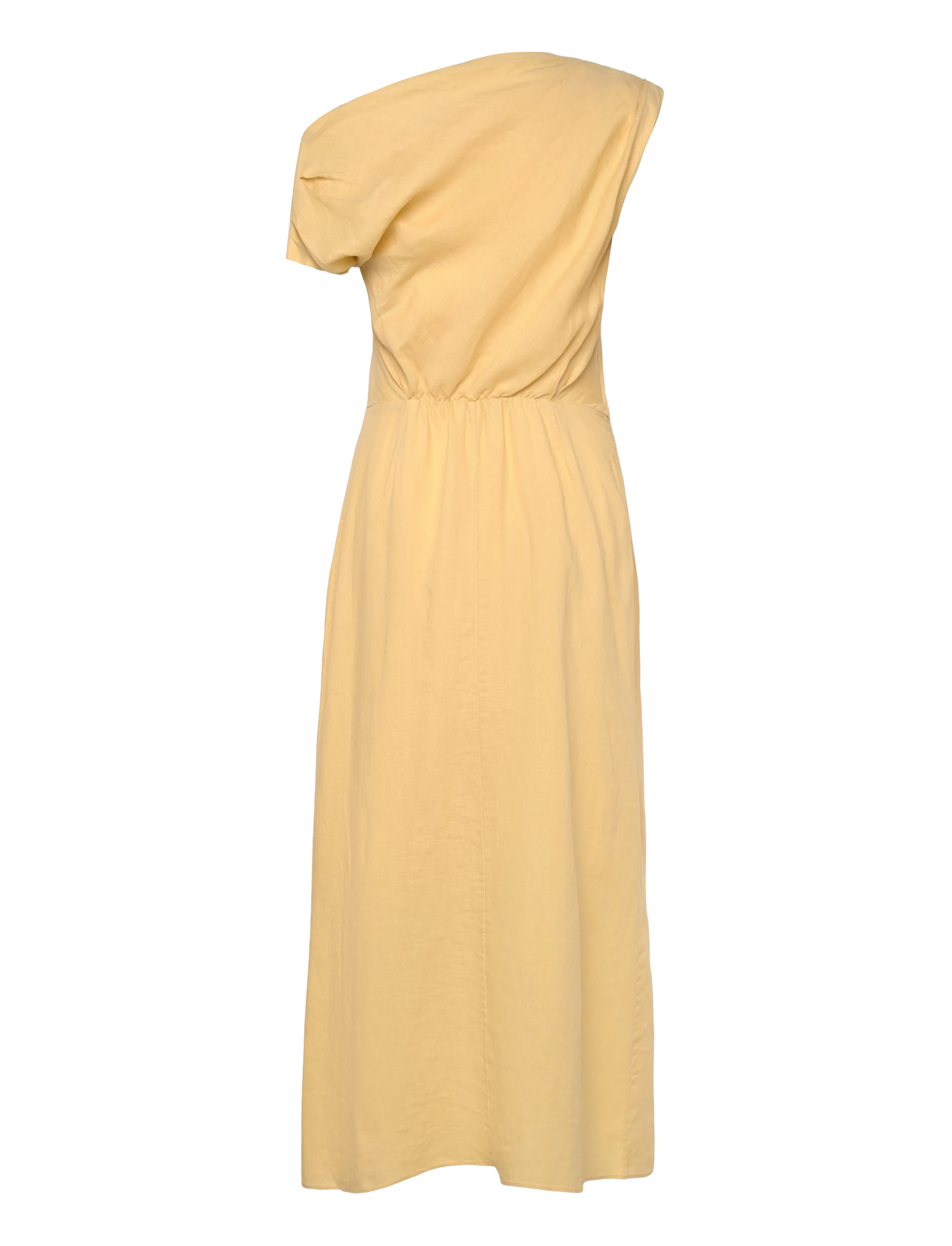 Twist & Tango - Reina Linen Dress - midi dresses - butter yellow - 2