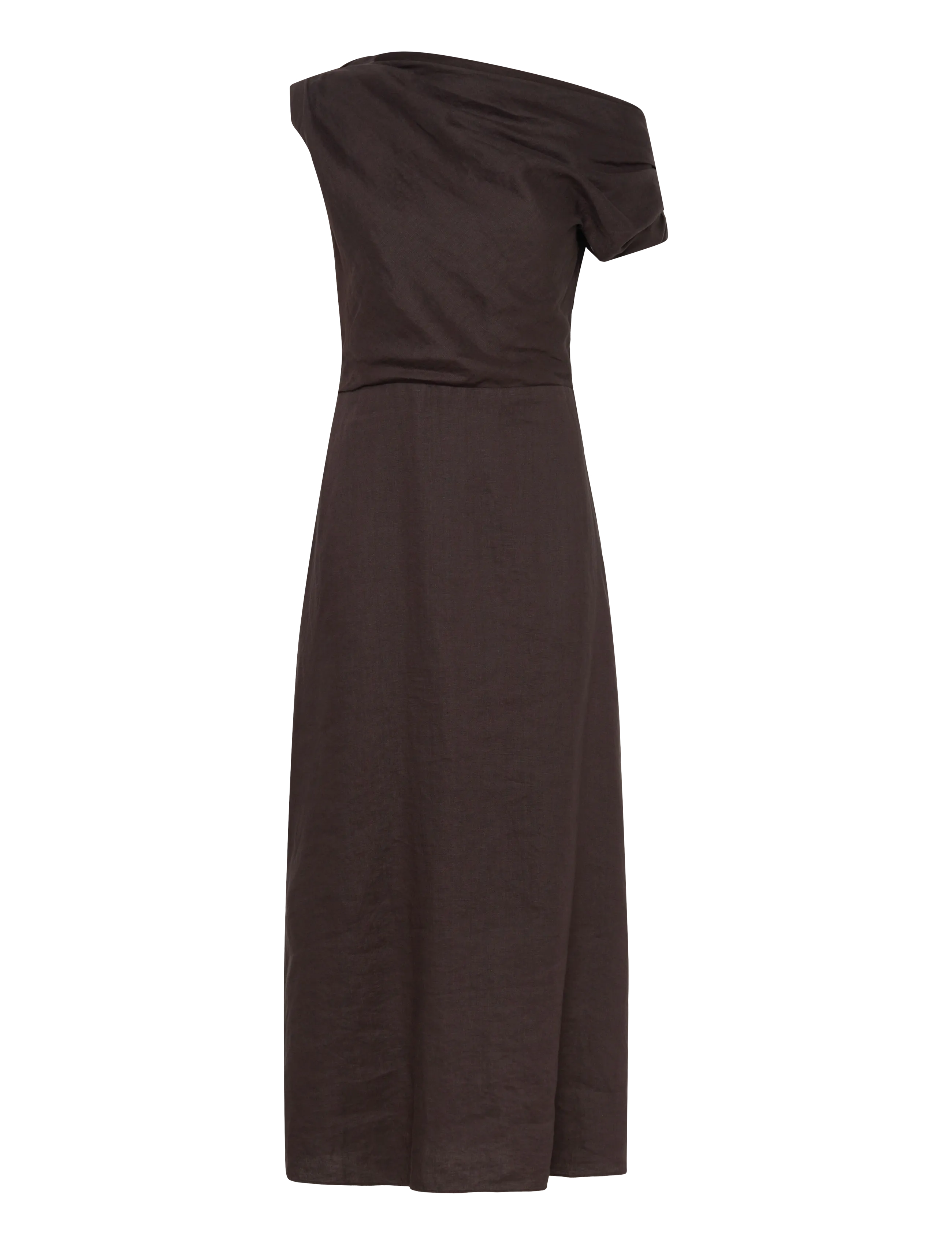 TWIST & TANGO Reina Linen Kleid Braun - 38 - Damen
