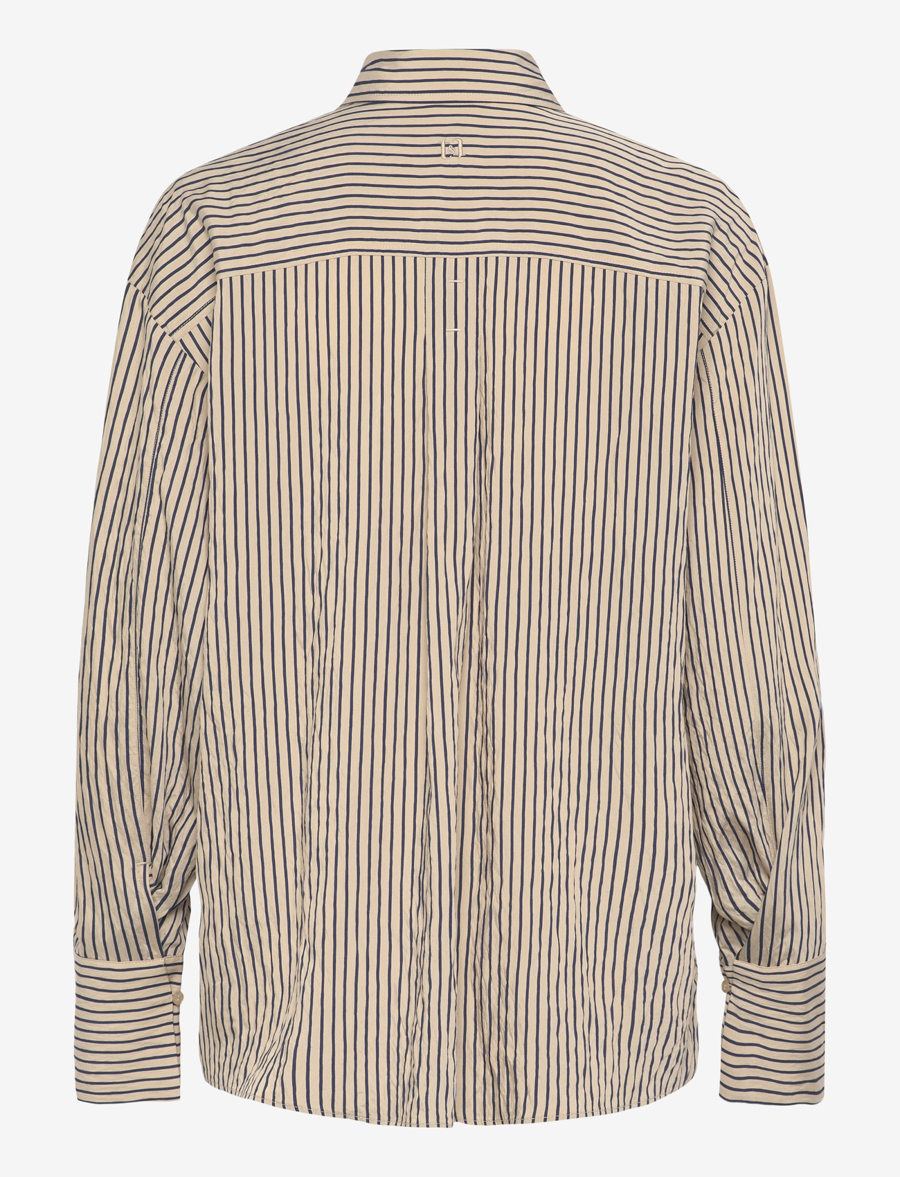 Twist & Tango - Arwa Shirt - pikkade varrukatega särgid - navy beige stripe - 1