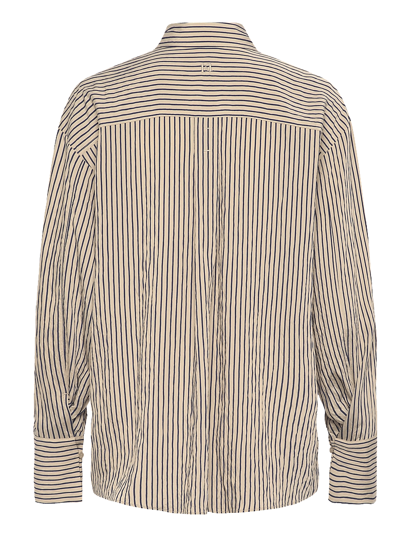 Twist & Tango - Arwa Shirt - pikkade varrukatega särgid - navy beige stripe - 1