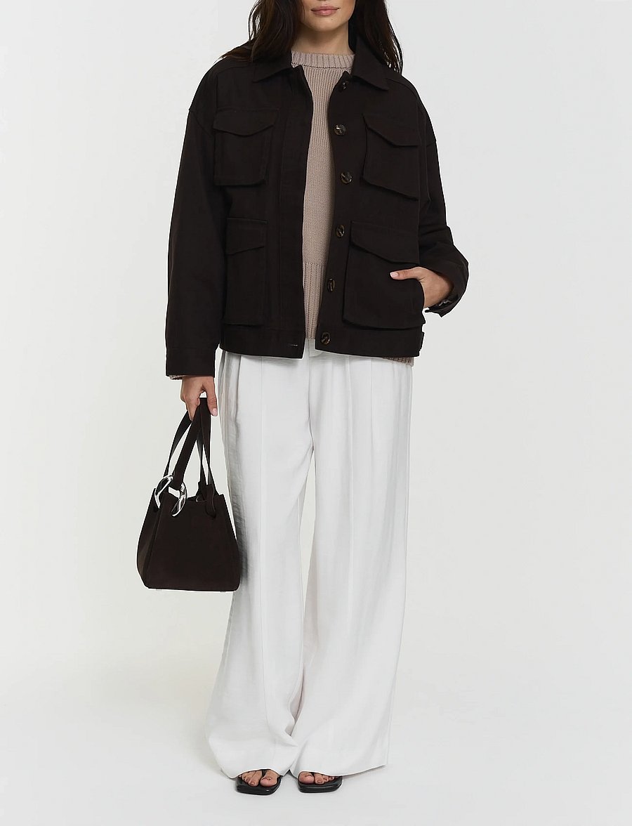 Twist & Tango - Zelda Jacket - utility jackets - coffee - 0