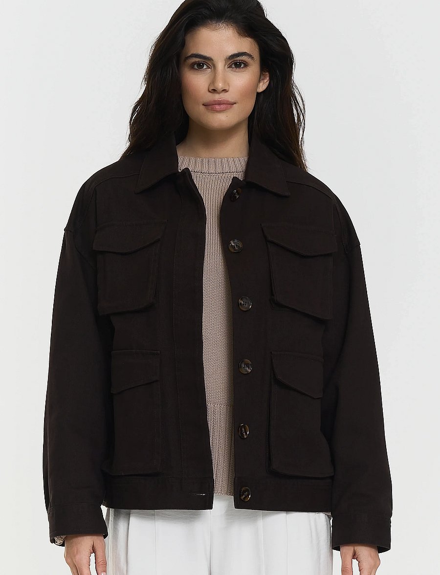 Twist & Tango - Zelda Jacket - utility jackets - coffee - 3