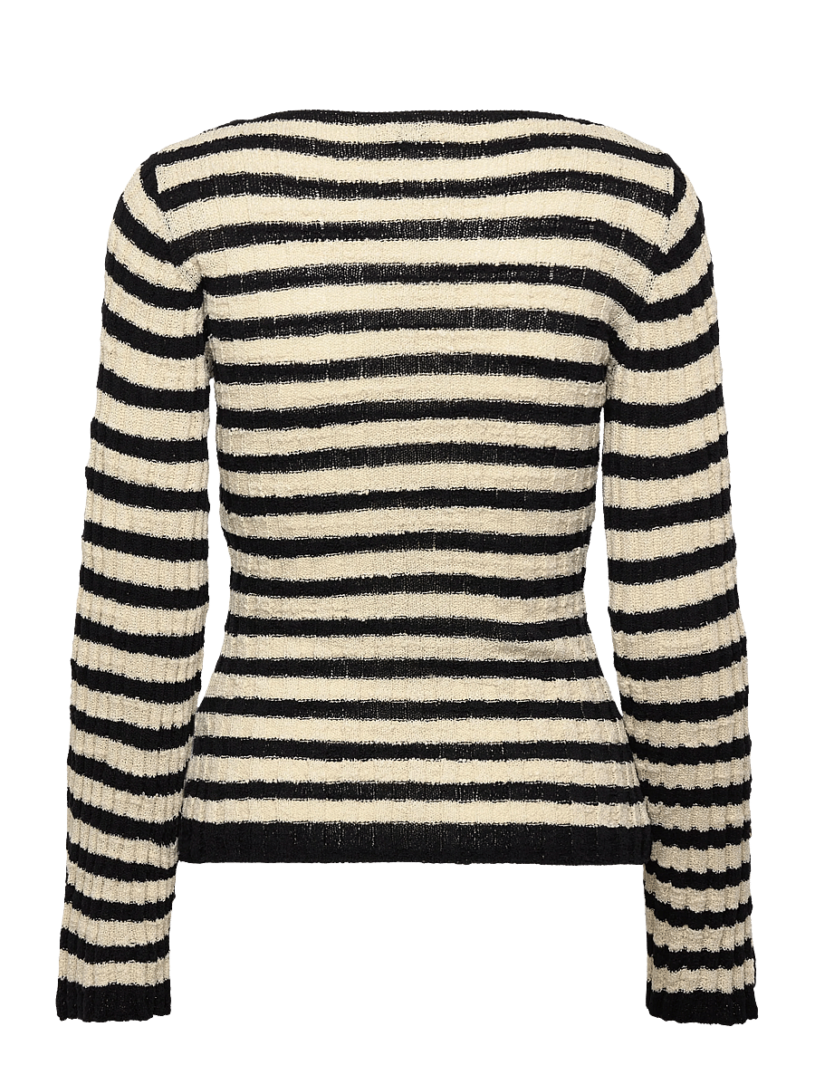 Twist & Tango - Karlie Knitted Top - langärmlige tops - black stripe - 2