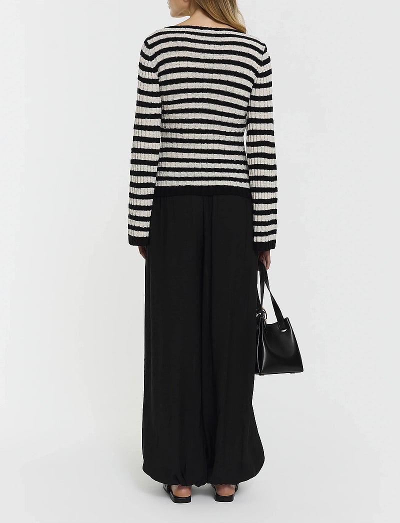 Twist & Tango - Karlie Knitted Top - langärmlige tops - black stripe - 4