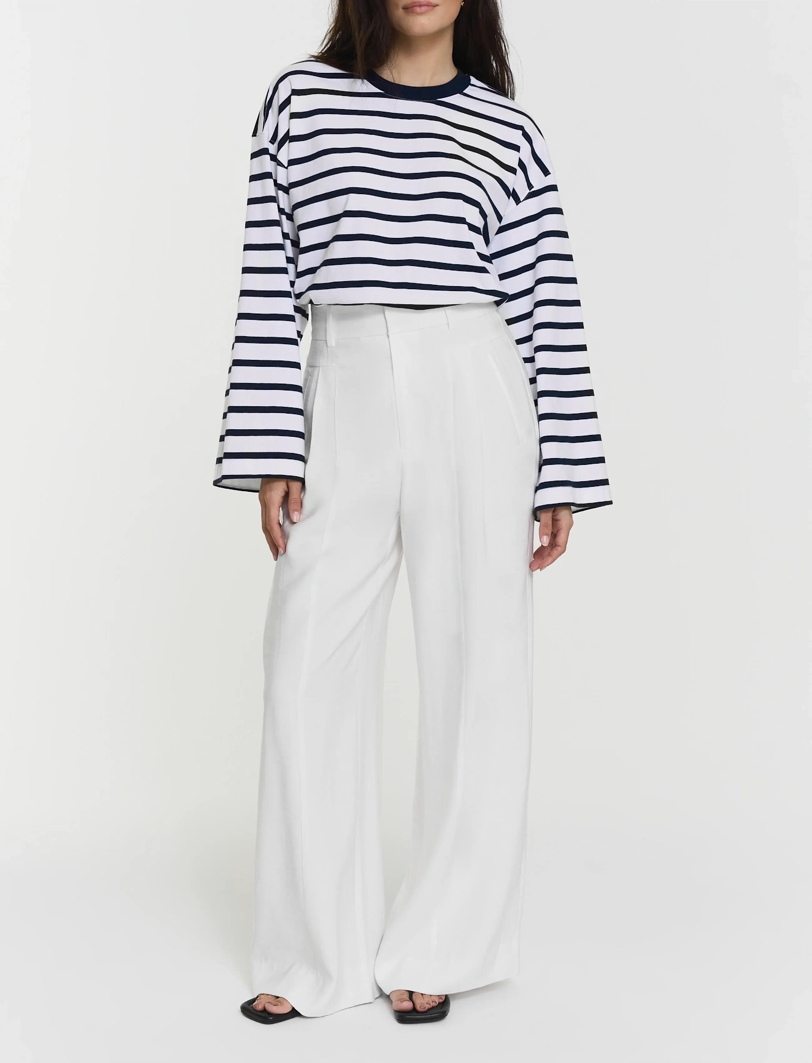 Twist & Tango - Celeste LS Top - pikkade varrukatega alussärgid - navy white stripe - 3